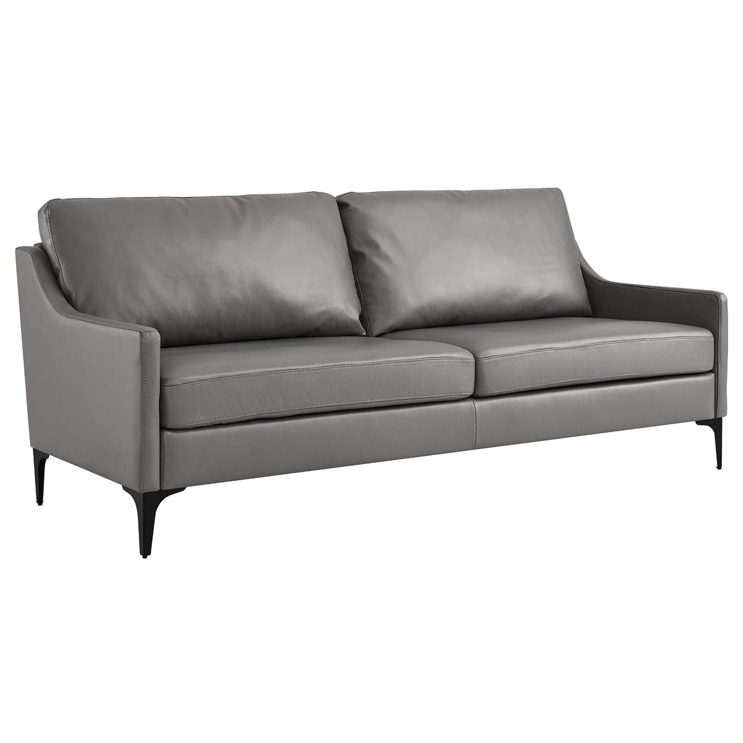 Corland Leather Sofa By Modway - EEI-6018 | Sofas - 9