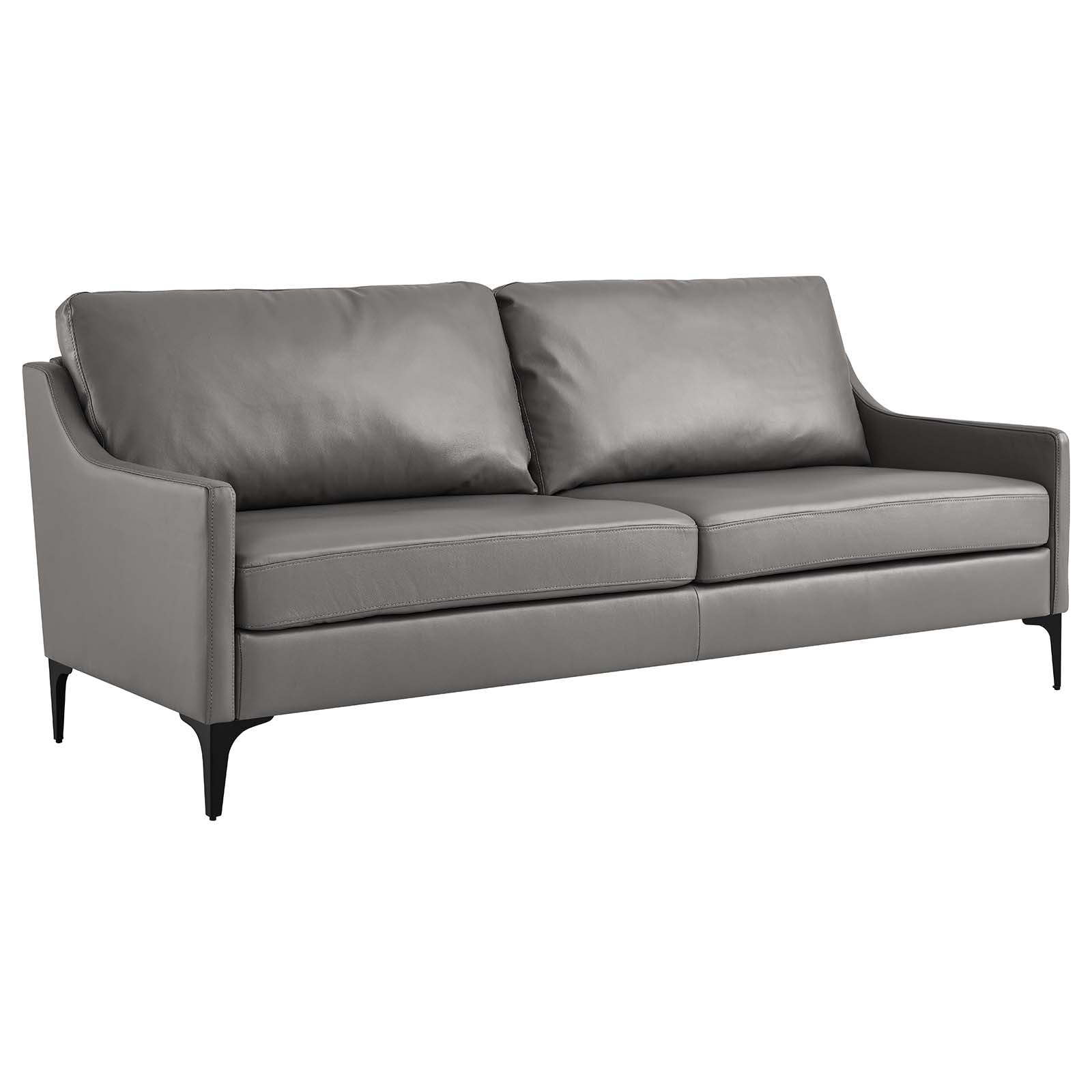 Corland Leather Sofa By Modway - EEI-6018 | Sofas - 9