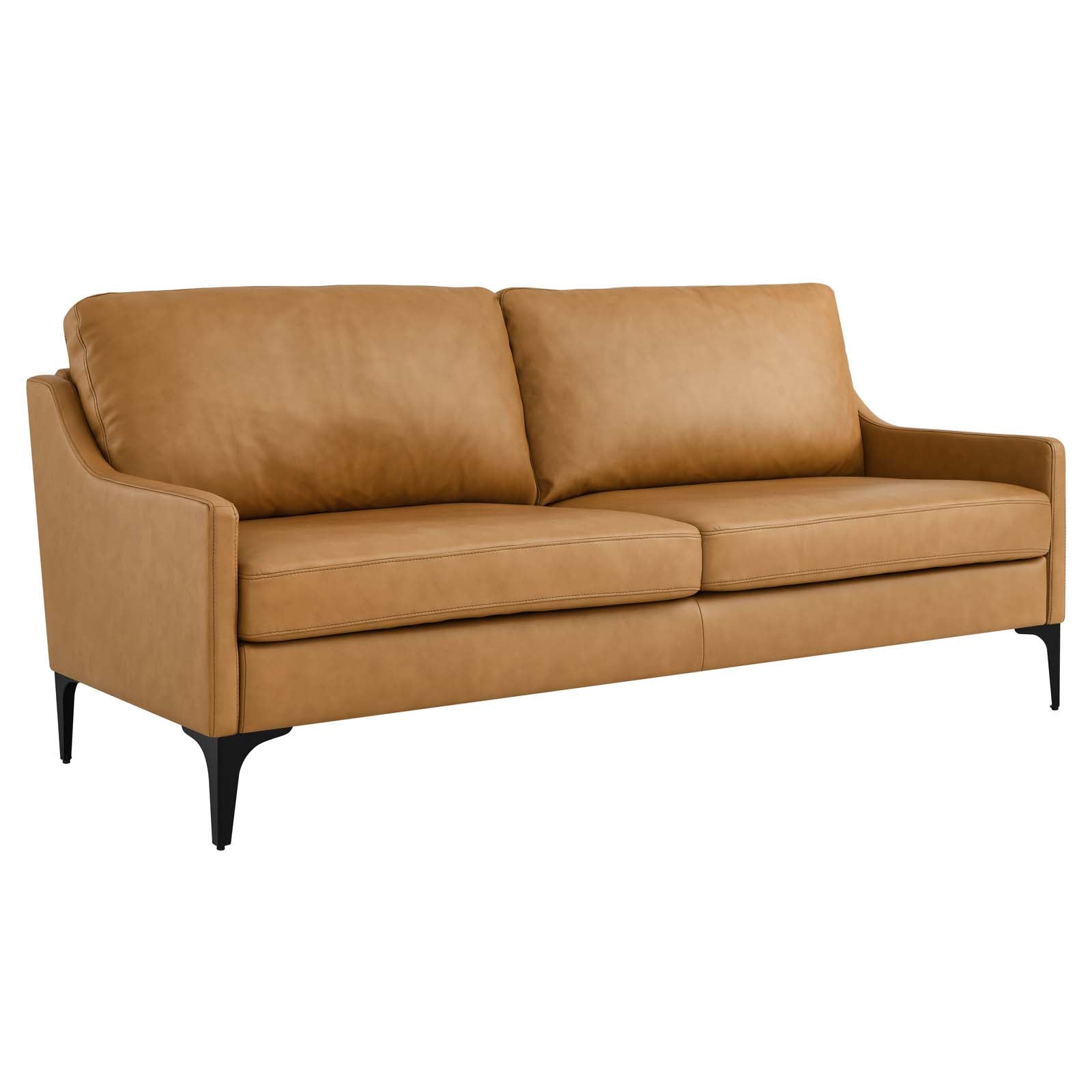 Corland Leather Sofa By Modway - EEI-6018 | Sofas - 17