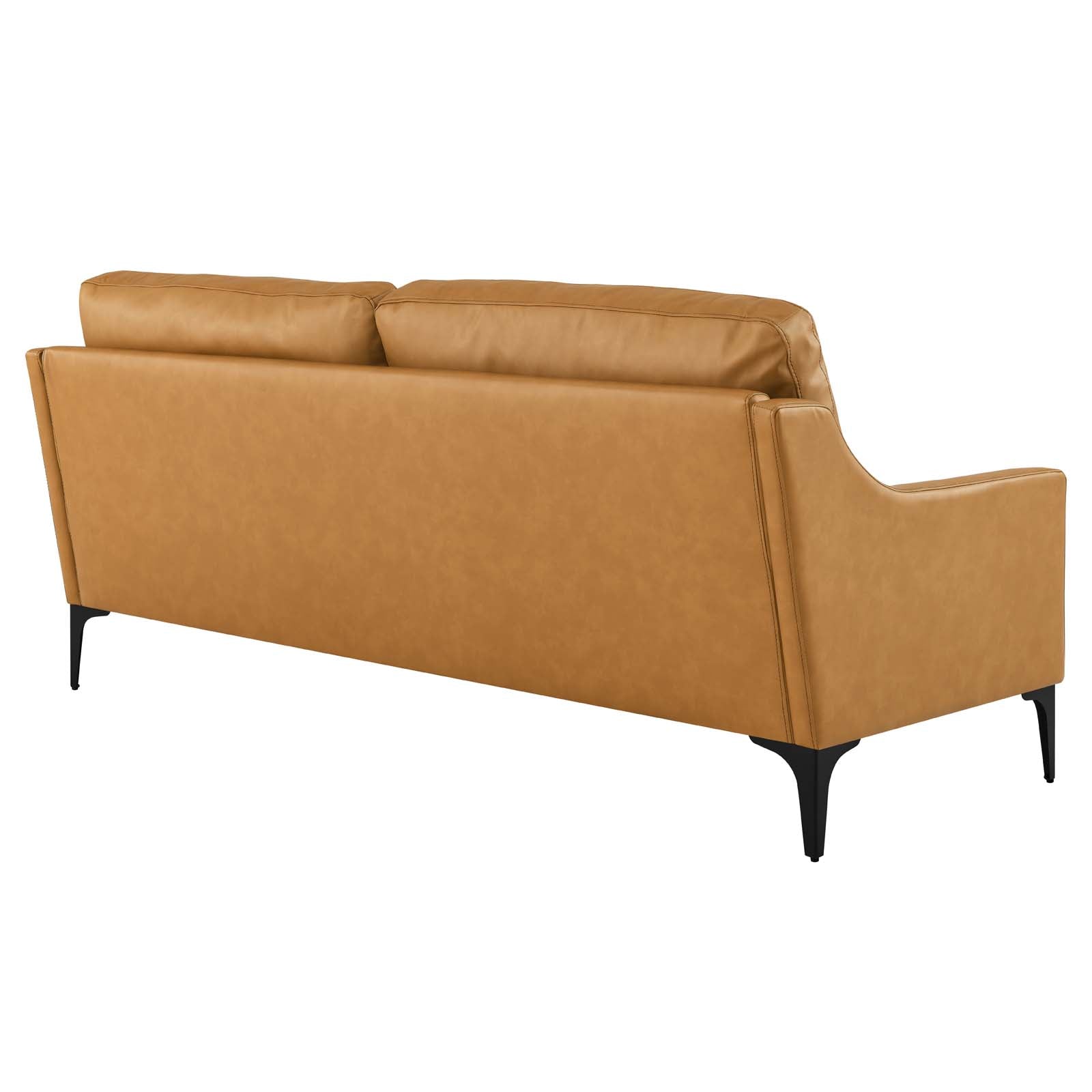 Corland Leather Sofa By Modway - EEI-6018 | Sofas - 19