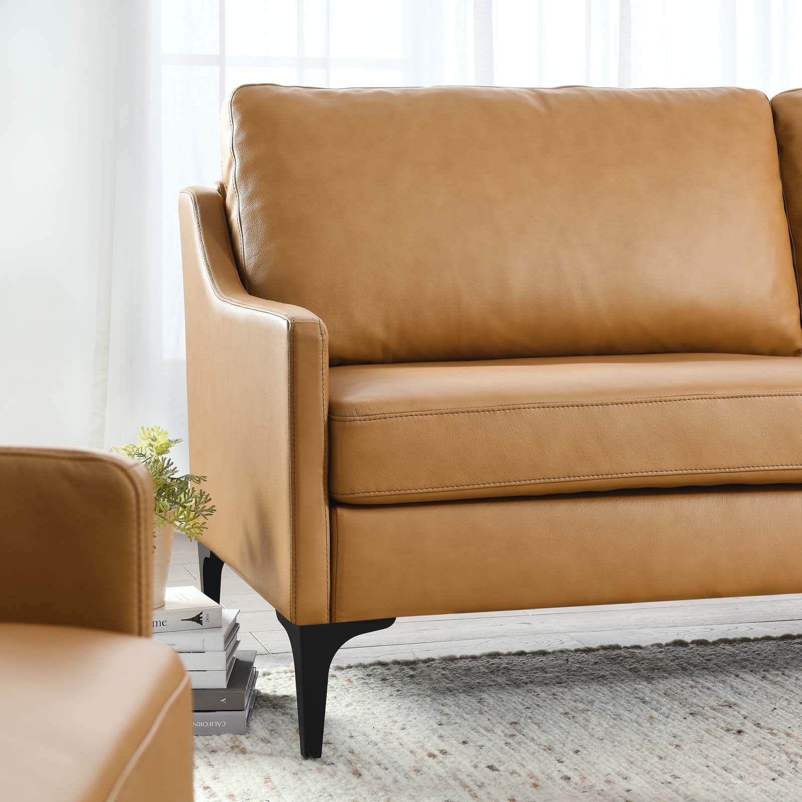 Corland Leather Sofa By Modway - EEI-6018 | Sofas - 23