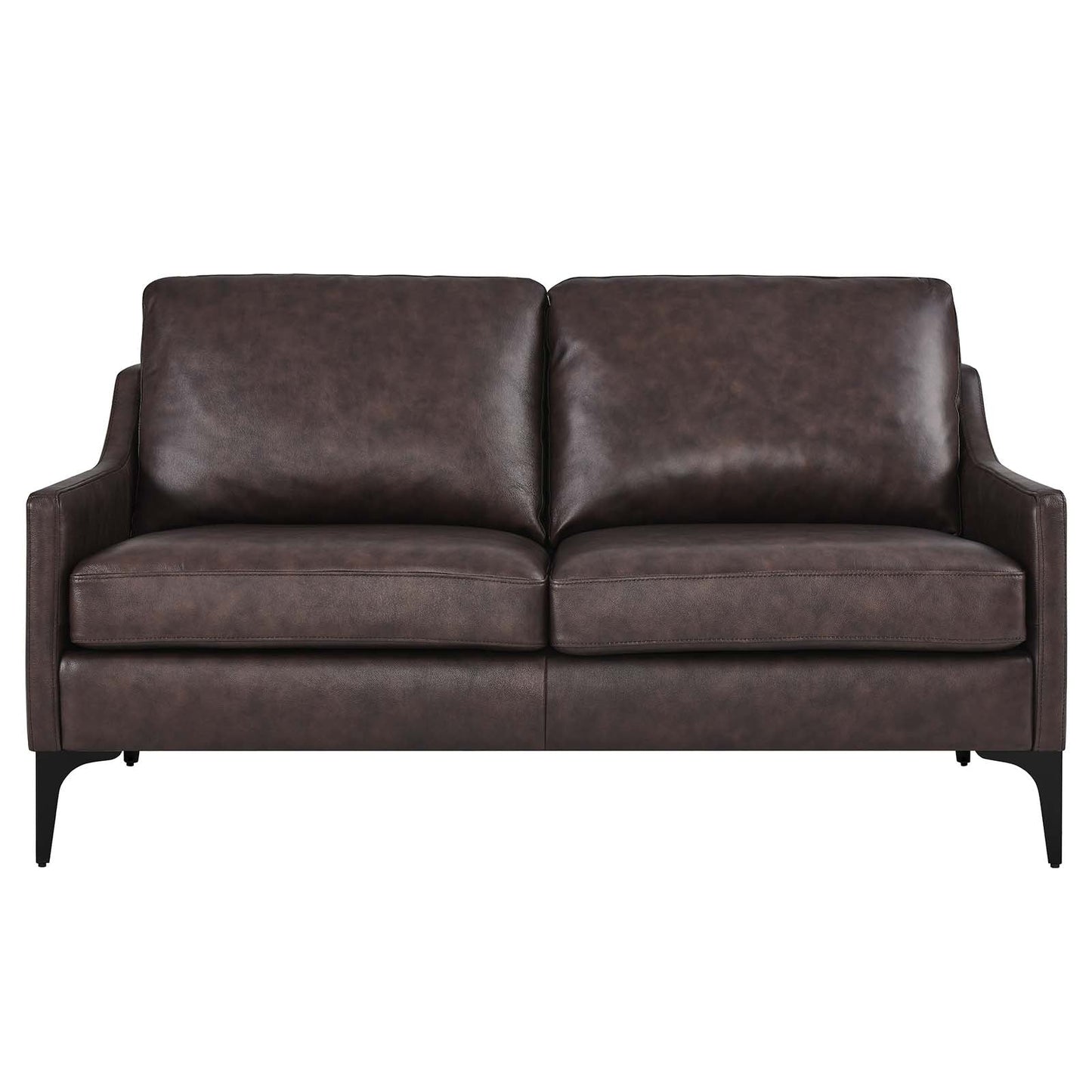 Corland Leather Loveseat By Modway - EEI-6020 | Loveseats - 4