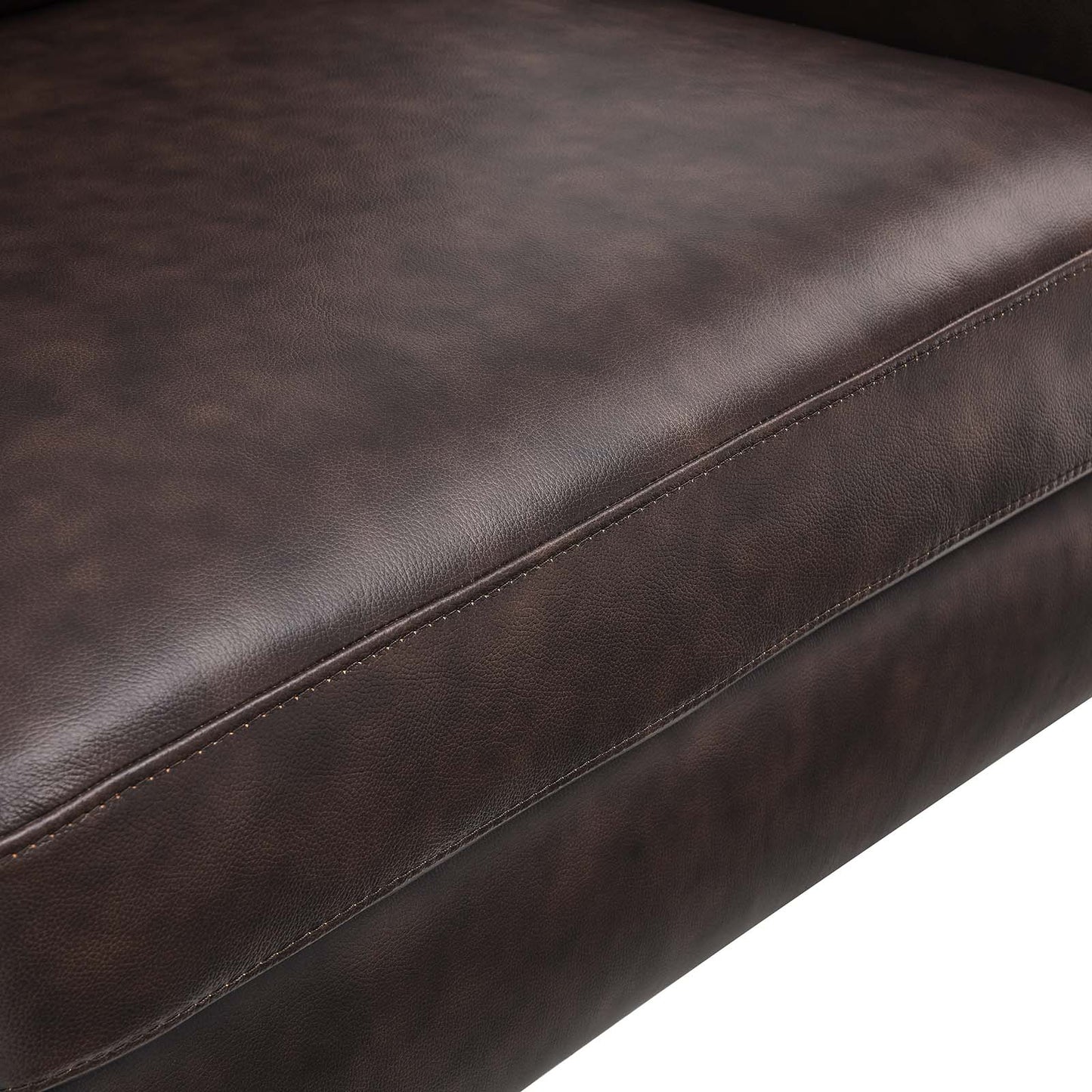 Corland Leather Loveseat By Modway - EEI-6020 | Loveseats - 5