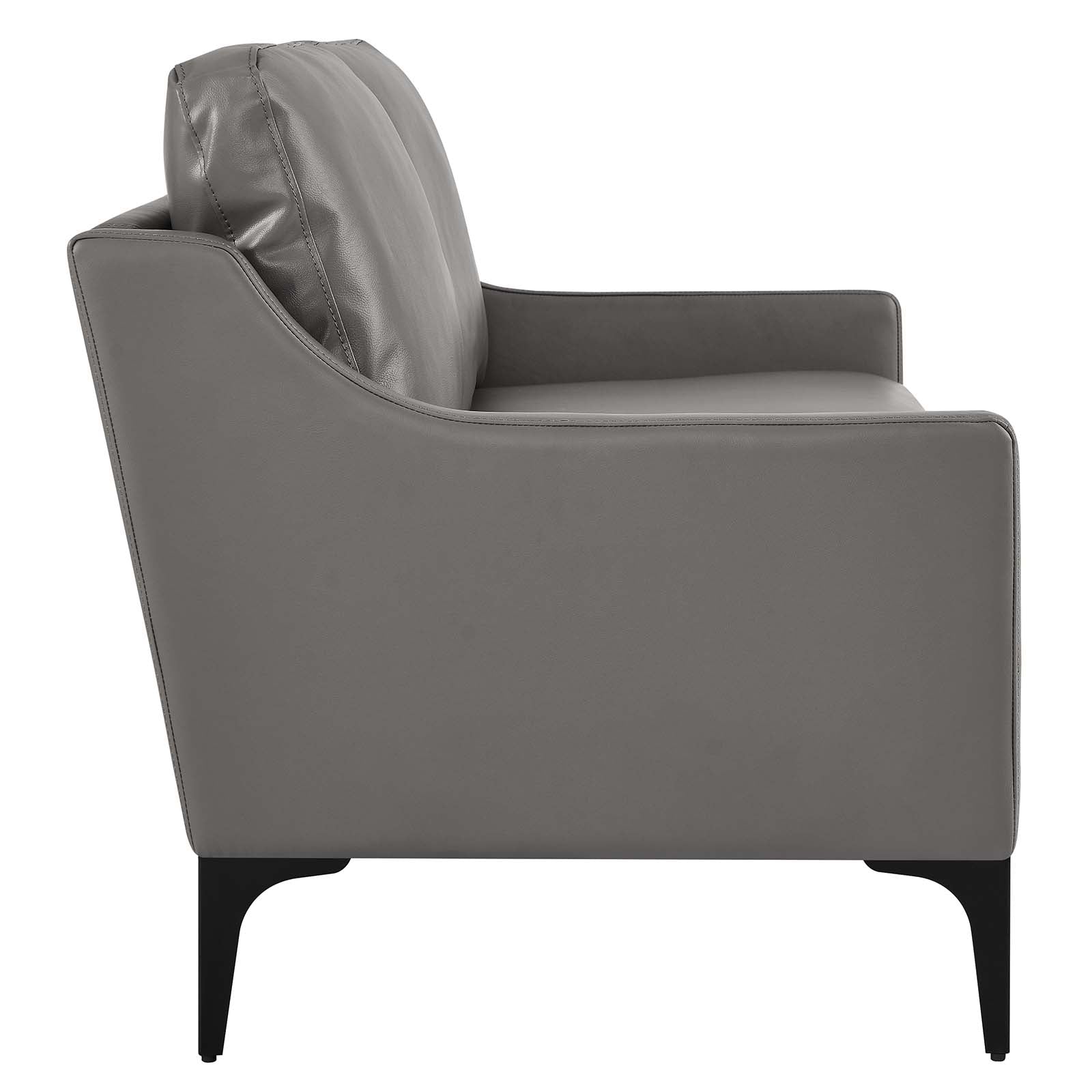 Corland Leather Loveseat By Modway - EEI-6020 | Loveseats - 10