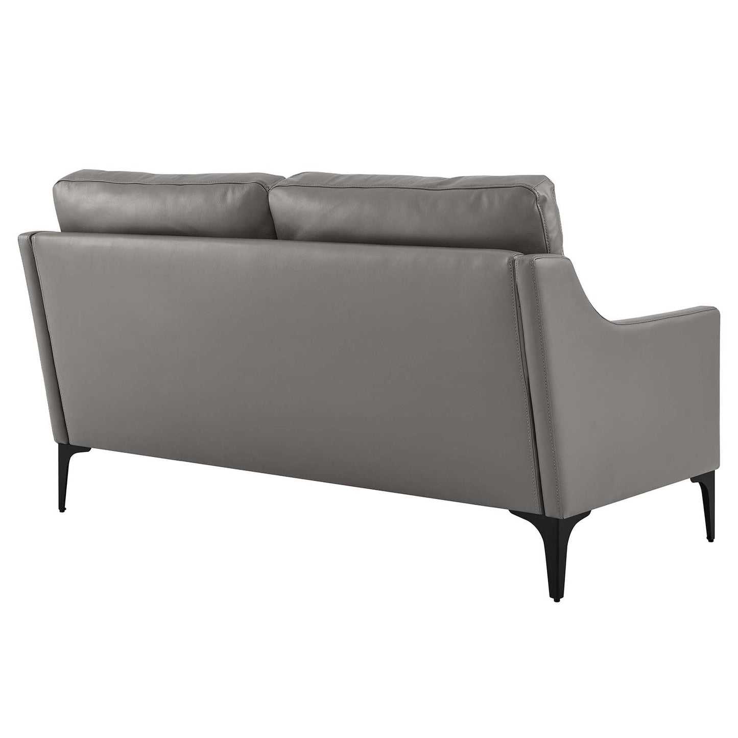 Corland Leather Loveseat By Modway - EEI-6020 | Loveseats - 11