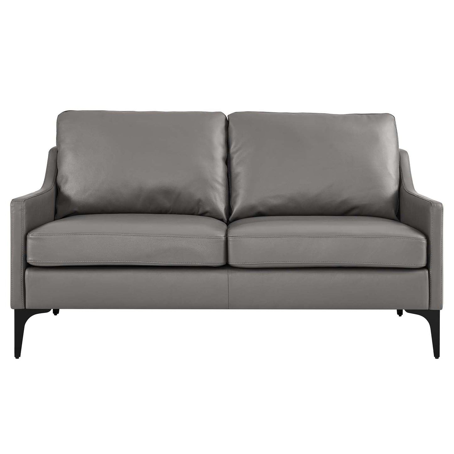 Corland Leather Loveseat By Modway - EEI-6020 | Loveseats - 12