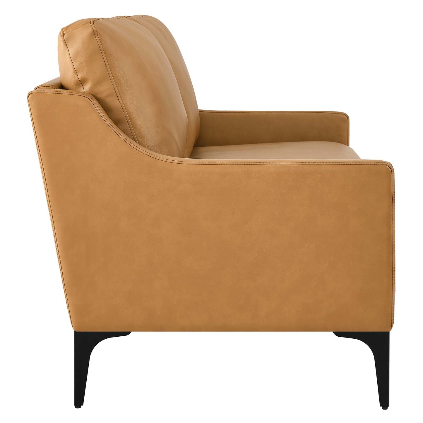 Corland Leather Loveseat By Modway - EEI-6020 | Loveseats - 18
