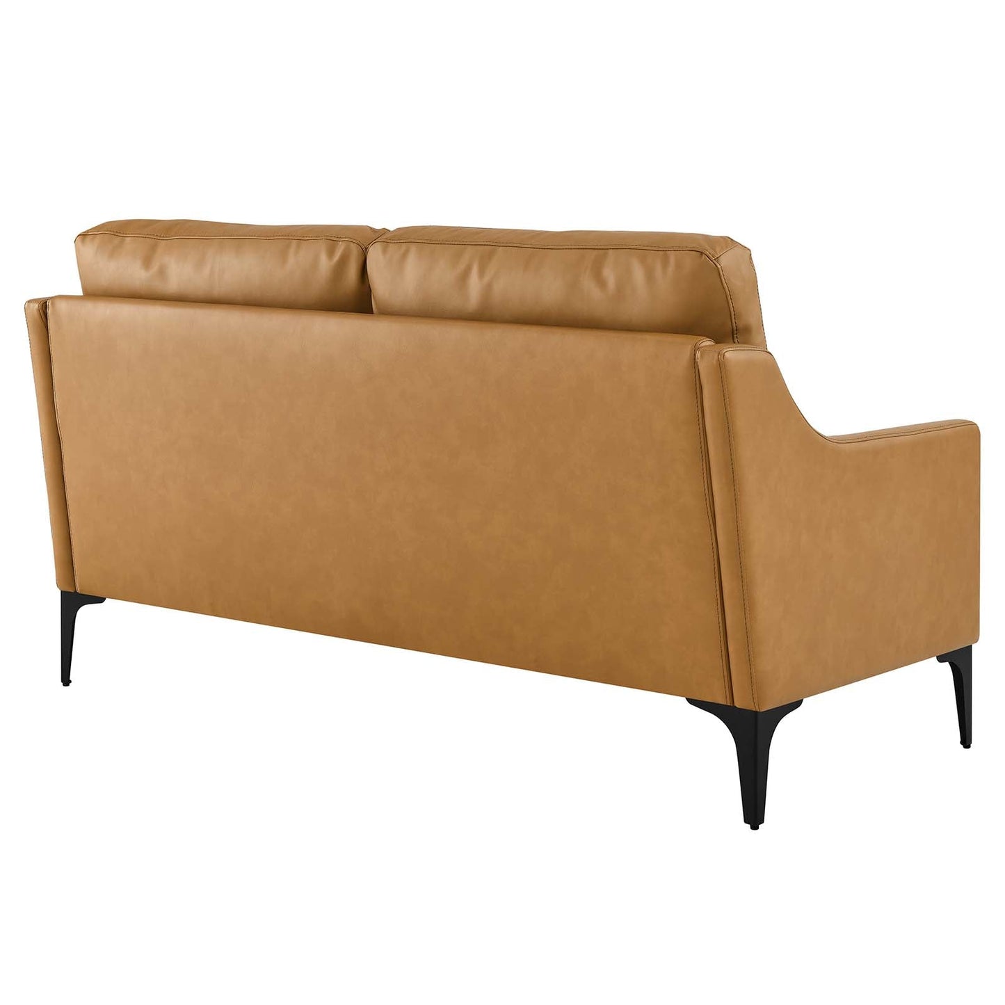 Corland Leather Loveseat By Modway - EEI-6020 | Loveseats - 19