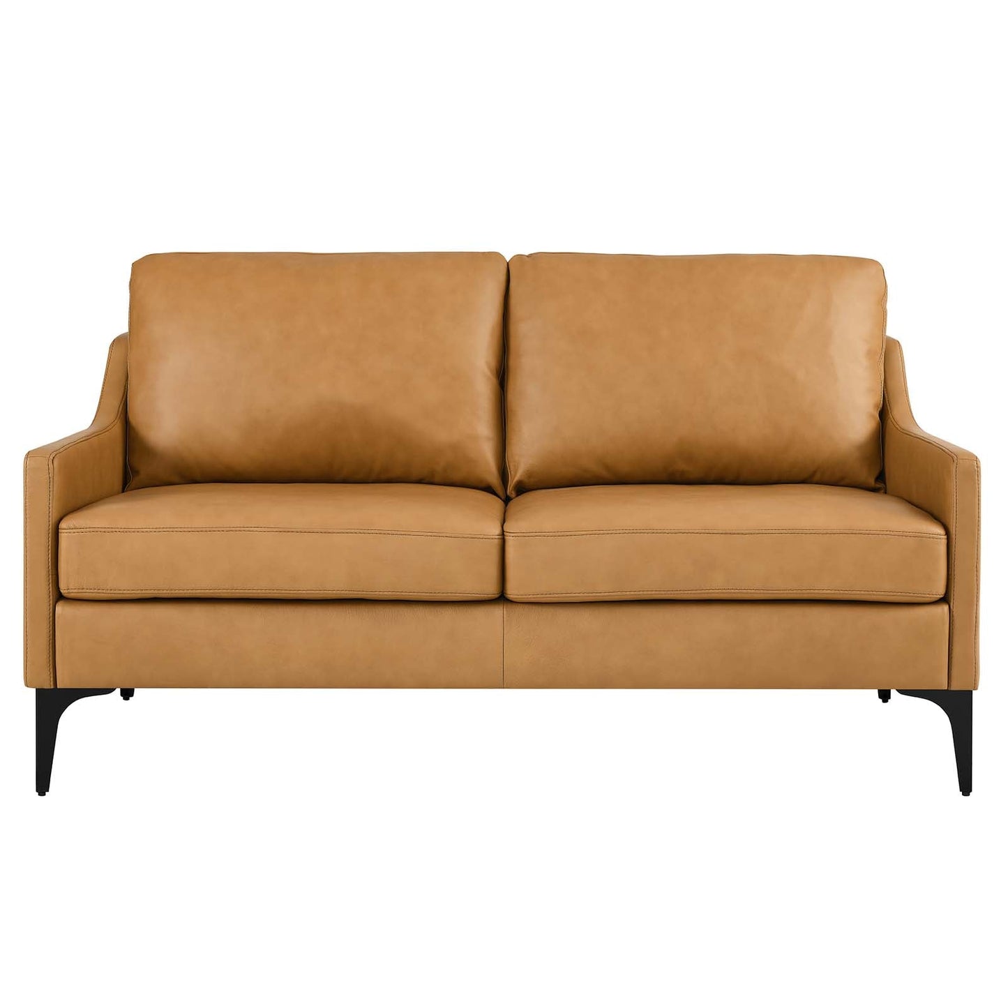 Corland Leather Loveseat By Modway - EEI-6020 | Loveseats - 20