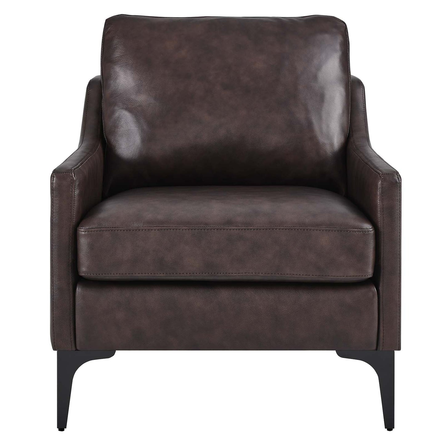 Corland Leather Armchair By Modway - EEI-6022 | Armchairs - 4