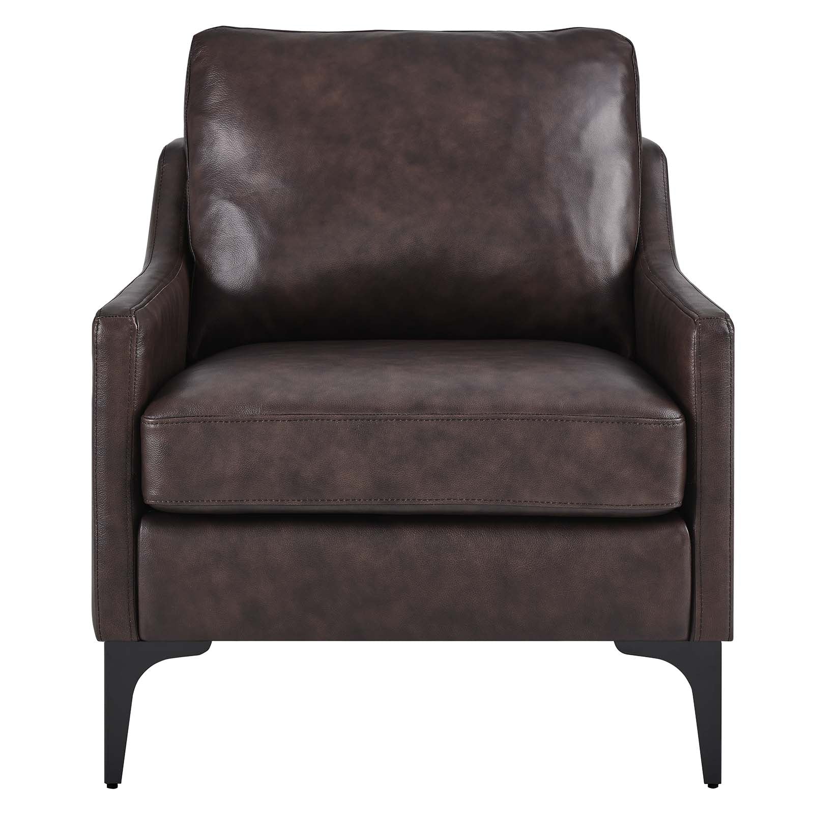 Corland Leather Armchair By Modway - EEI-6022 | Armchairs - 4