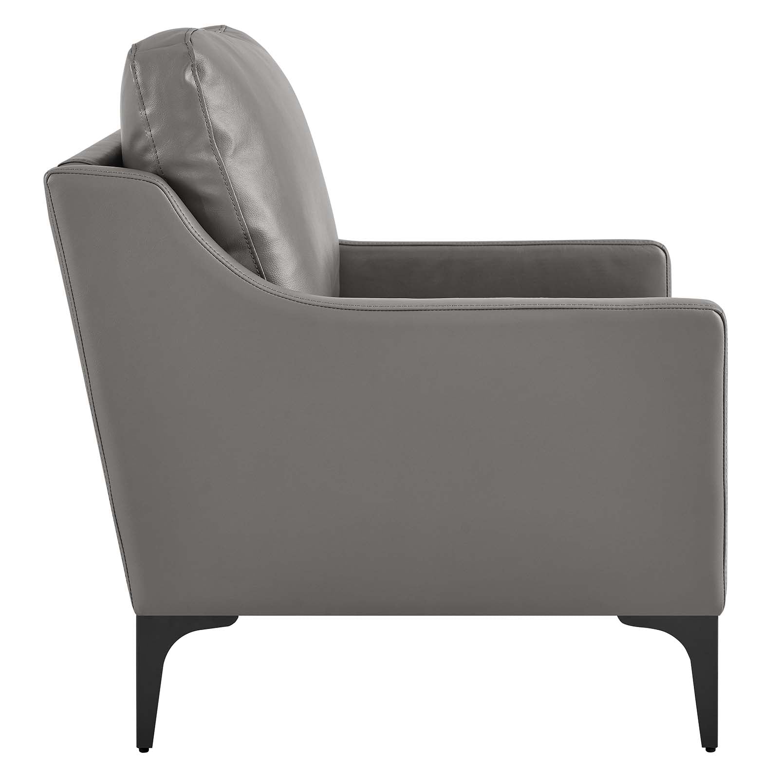 Corland Leather Armchair By Modway - EEI-6022 | Armchairs - 10