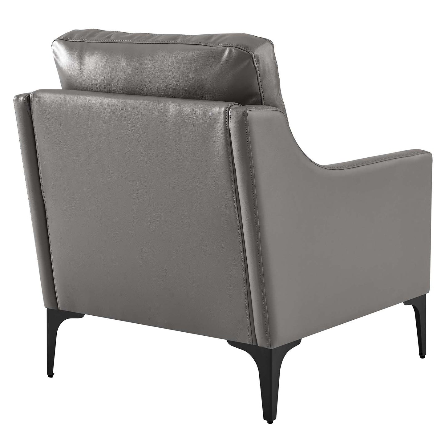 Corland Leather Armchair By Modway - EEI-6022 | Armchairs - 11