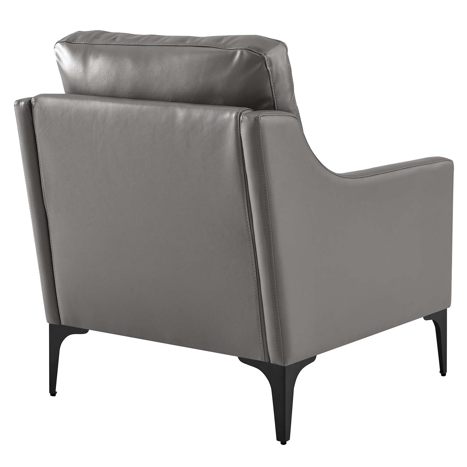 Corland Leather Armchair By Modway - EEI-6022 | Armchairs - 11