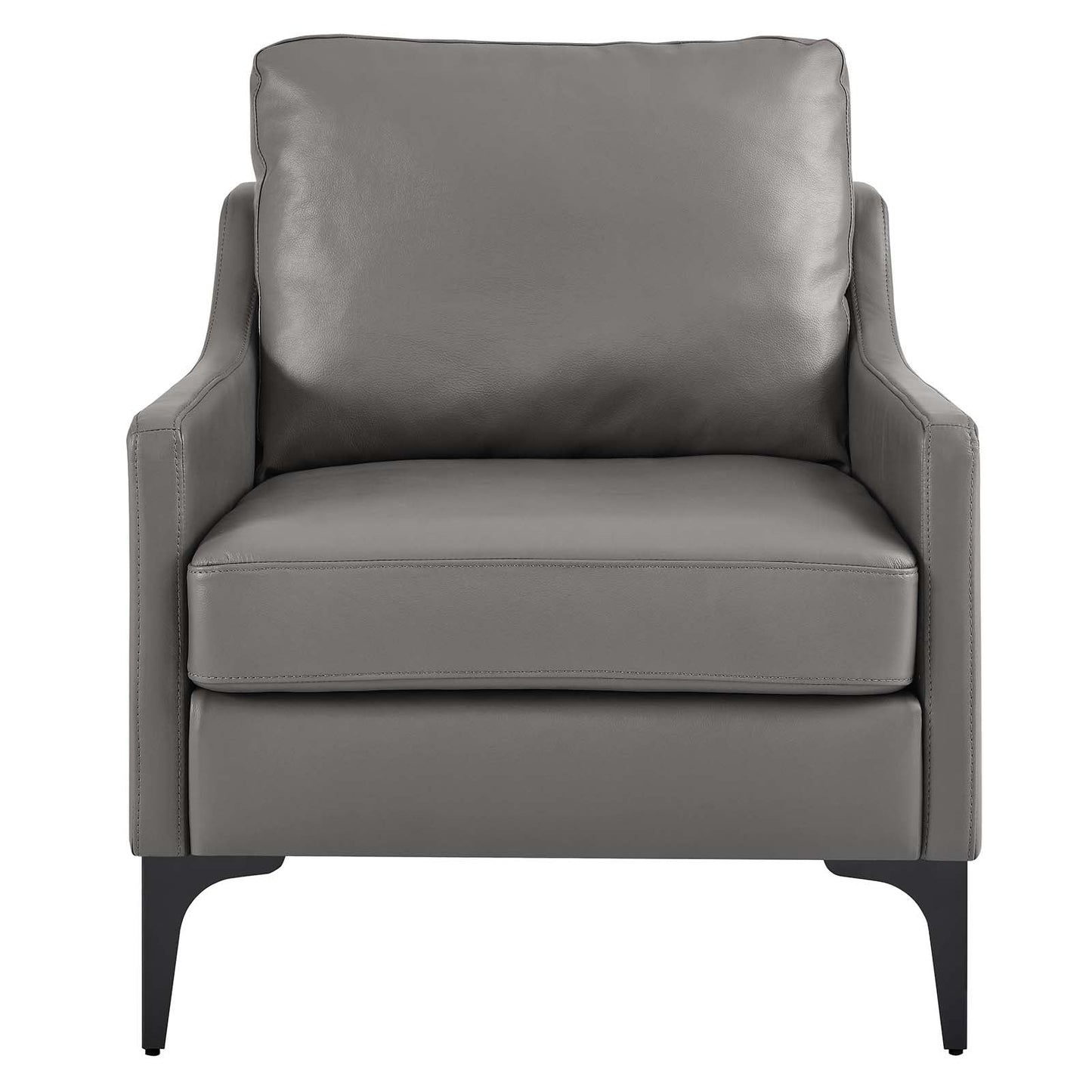 Corland Leather Armchair By Modway - EEI-6022 | Armchairs - 12