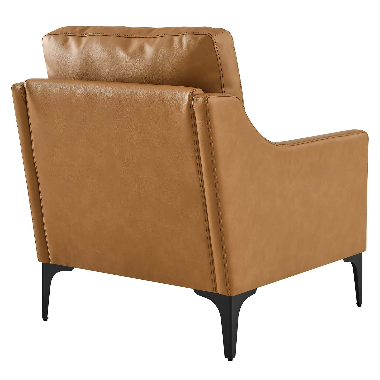 Corland Leather Armchair By Modway - EEI-6022 | Armchairs - 19