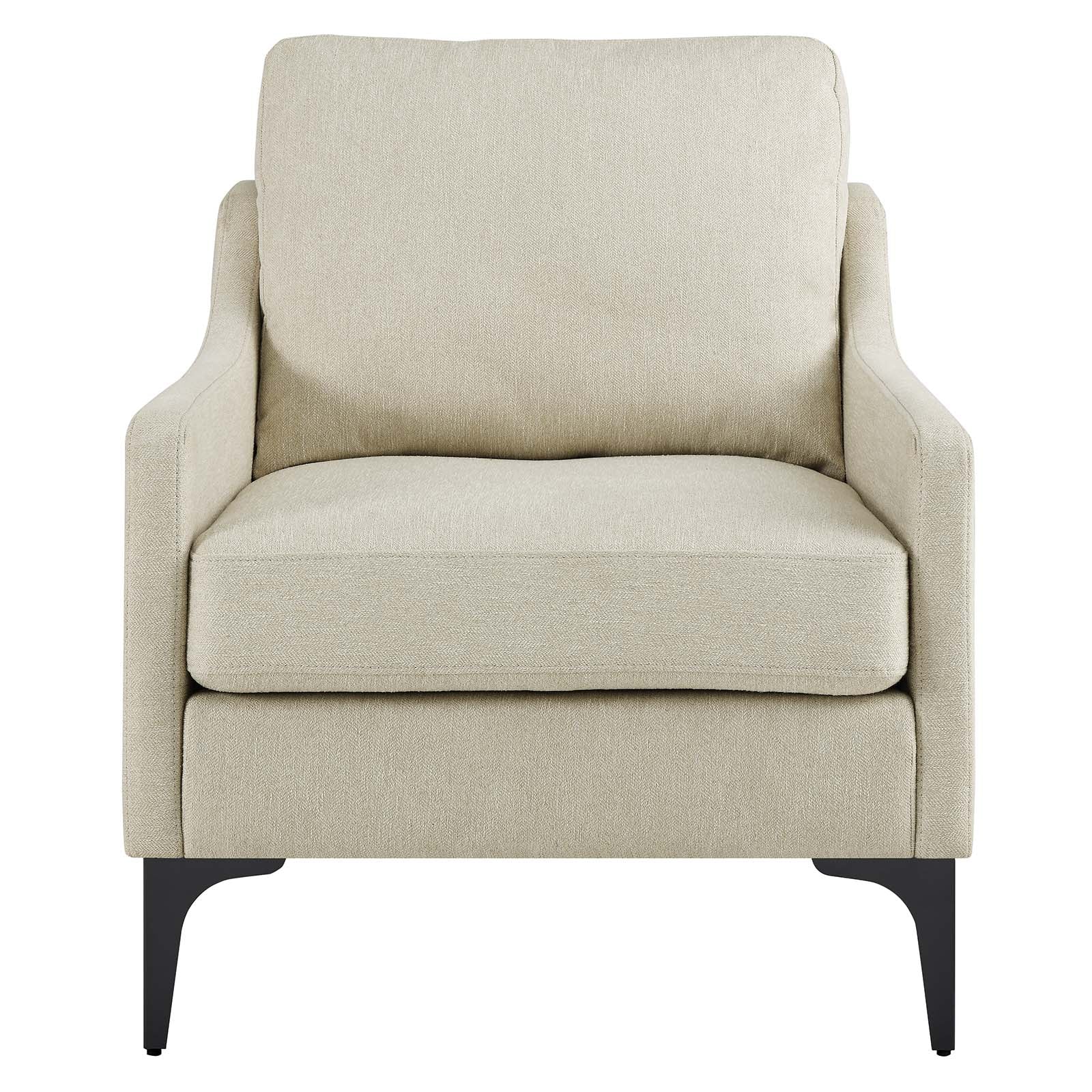 Corland Upholstered Fabric Armchair By Modway - EEI-6023 | Armchairs - 4