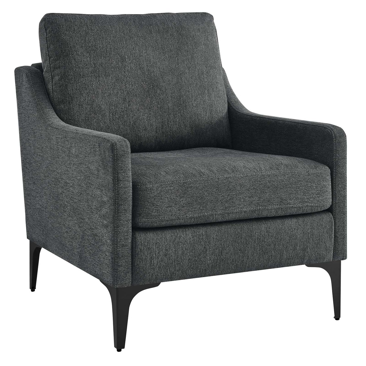 Corland Upholstered Fabric Armchair By Modway - EEI-6023 | Armchairs - 9