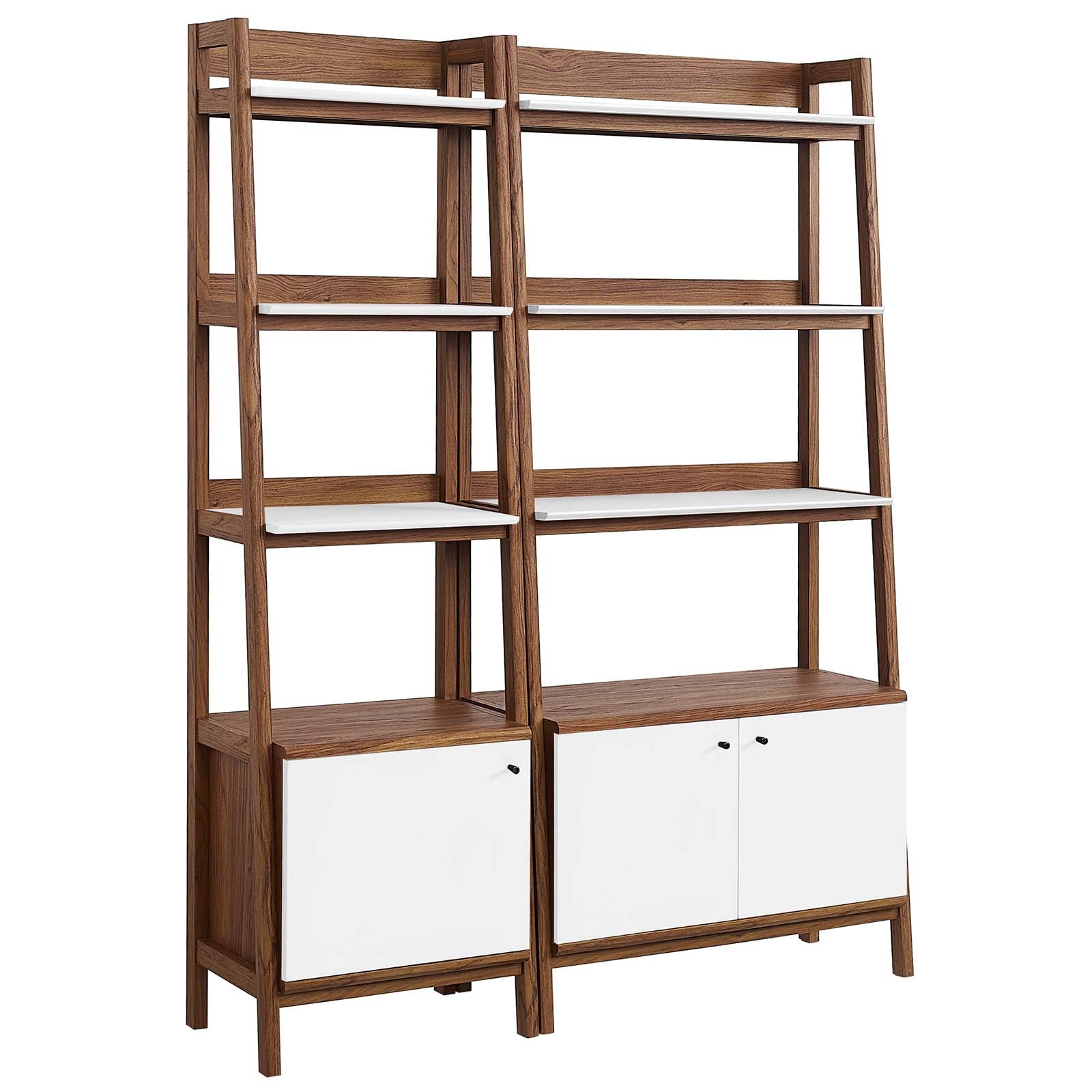 Bixby Wood Bookshelves - Set of 2 By Modway - EEI-6113 | Bookcases - 11