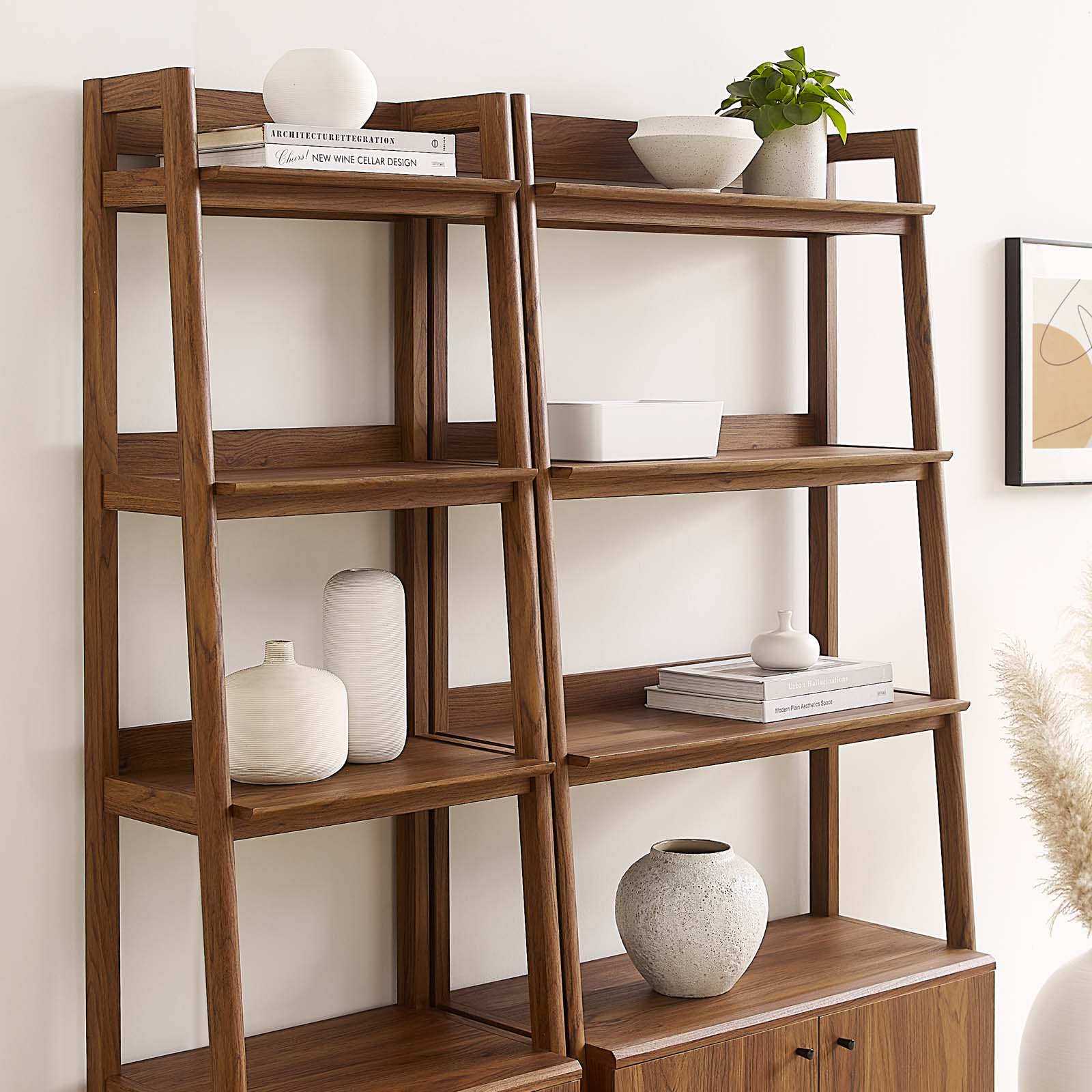 Bixby Wood Bookshelves - Set of 2 By Modway - EEI-6113 | Bookcases - 8