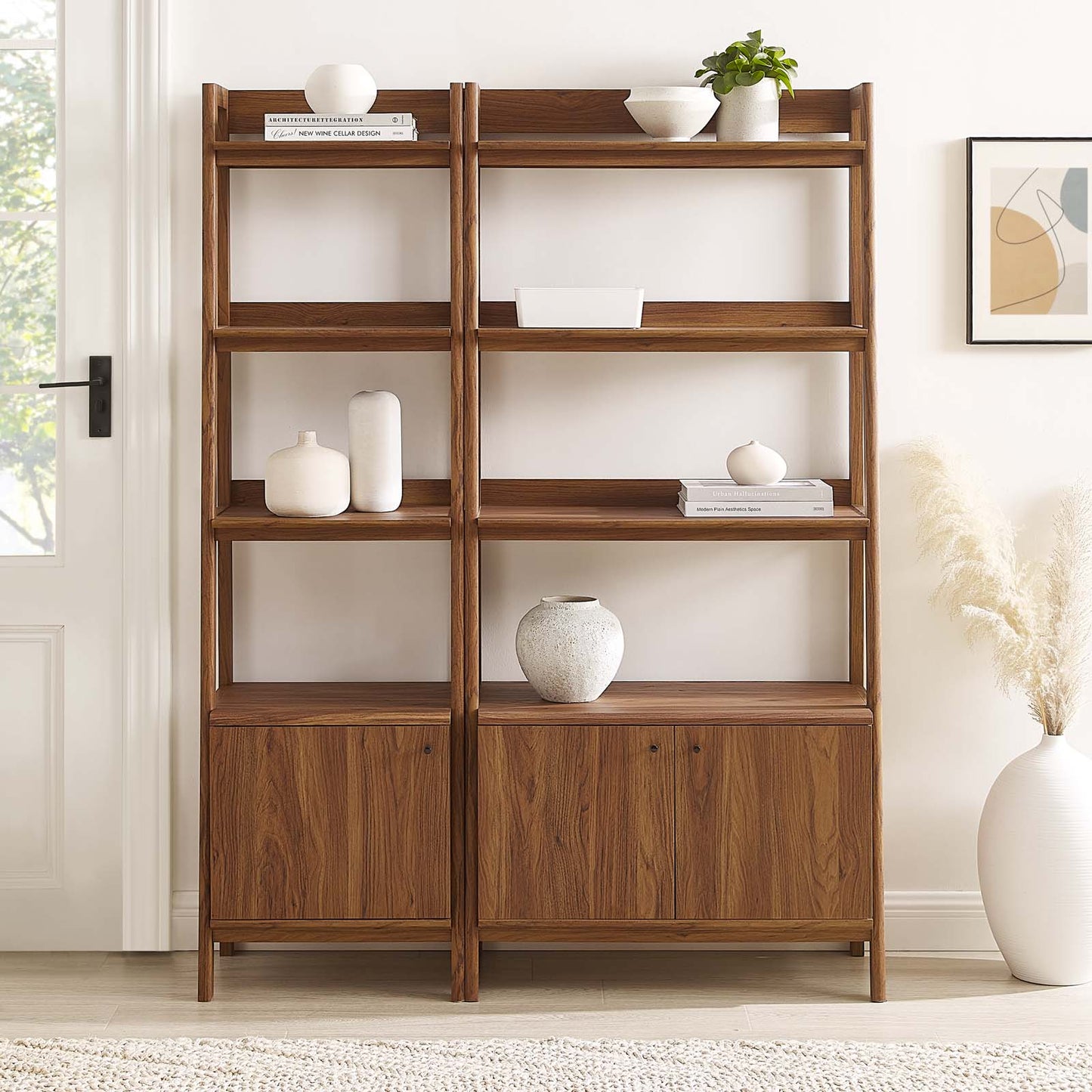 Bixby Wood Bookshelves - Set of 2 By Modway - EEI-6113 | Bookcases - 9