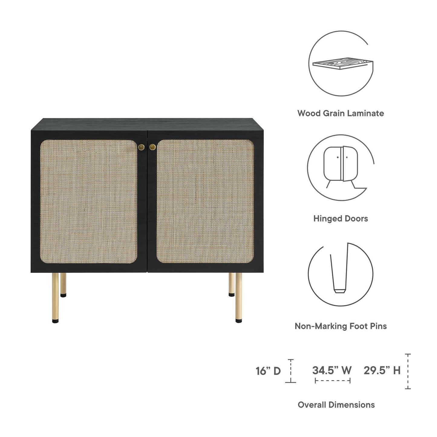 Chaucer Accent Cabinet By Modway - EEI-6200 | Cabinets - 7