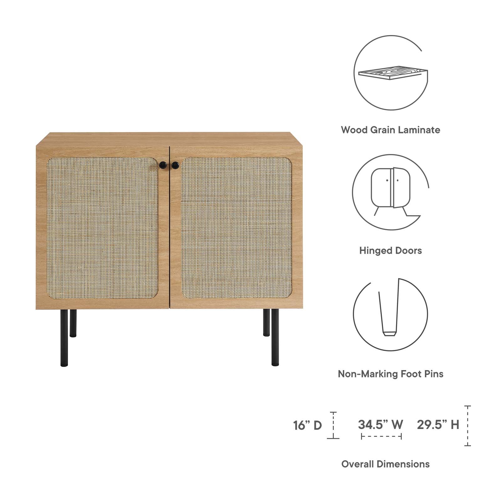 Chaucer Accent Cabinet By Modway - EEI-6200 | Cabinets - 15