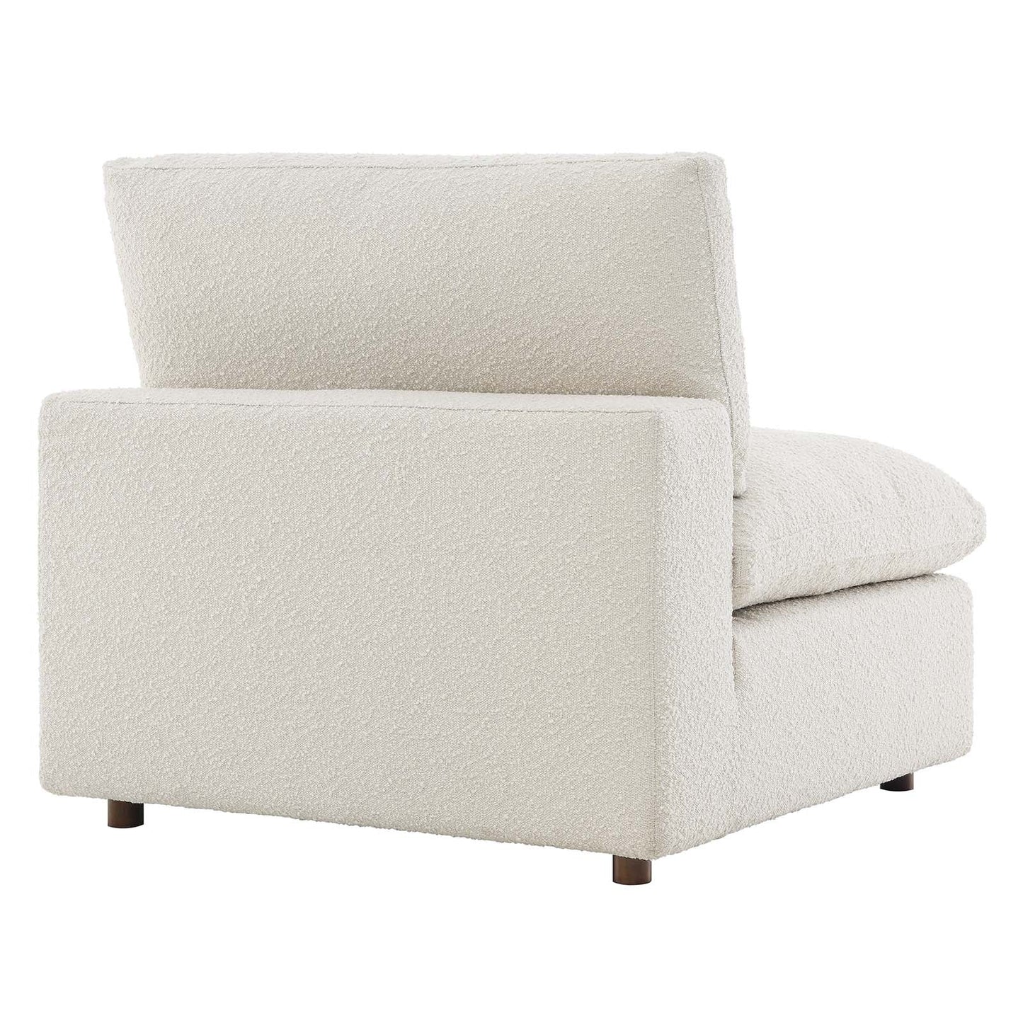 Commix Down Filled Overstuffed Boucle Fabric Armless Chair By Modway - EEI-6257 | Lounge Chairs - 11