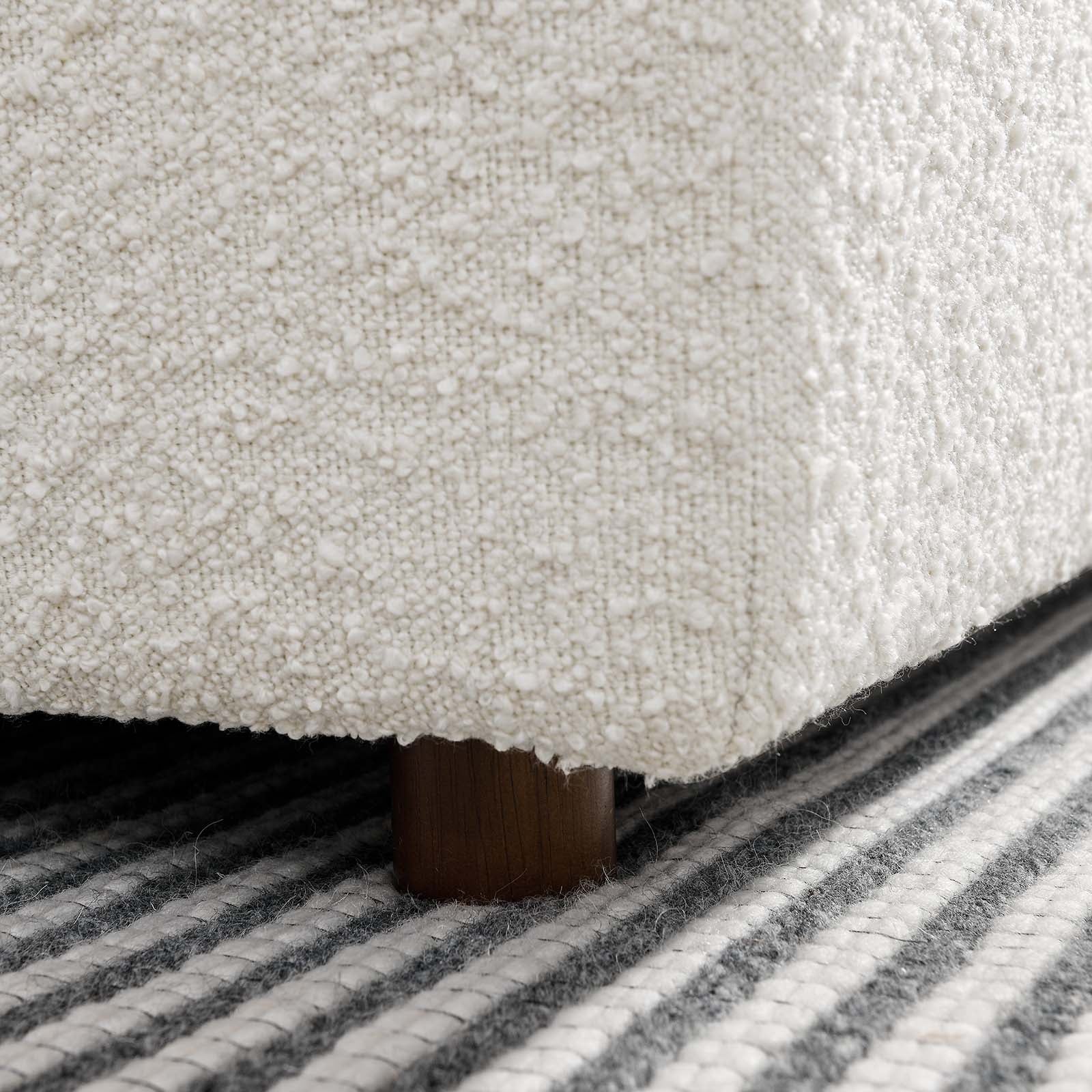 Commix Down Filled Overstuffed Boucle Fabric Armless Chair By Modway - EEI-6257 | Lounge Chairs - 14