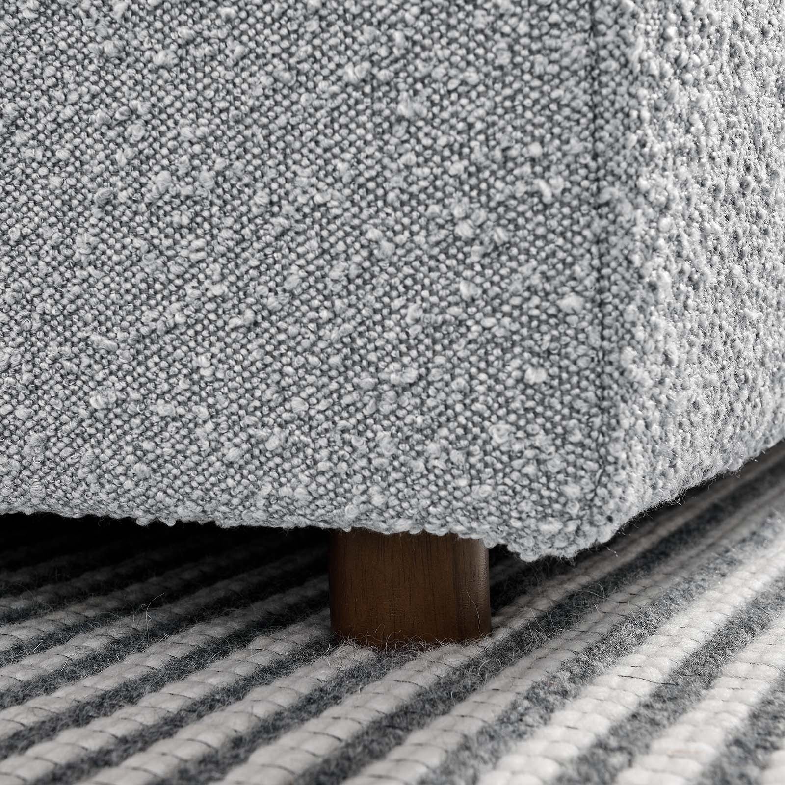 Commix Down Filled Overstuffed Boucle Fabric Armless Chair By Modway - EEI-6257 | Lounge Chairs - 22