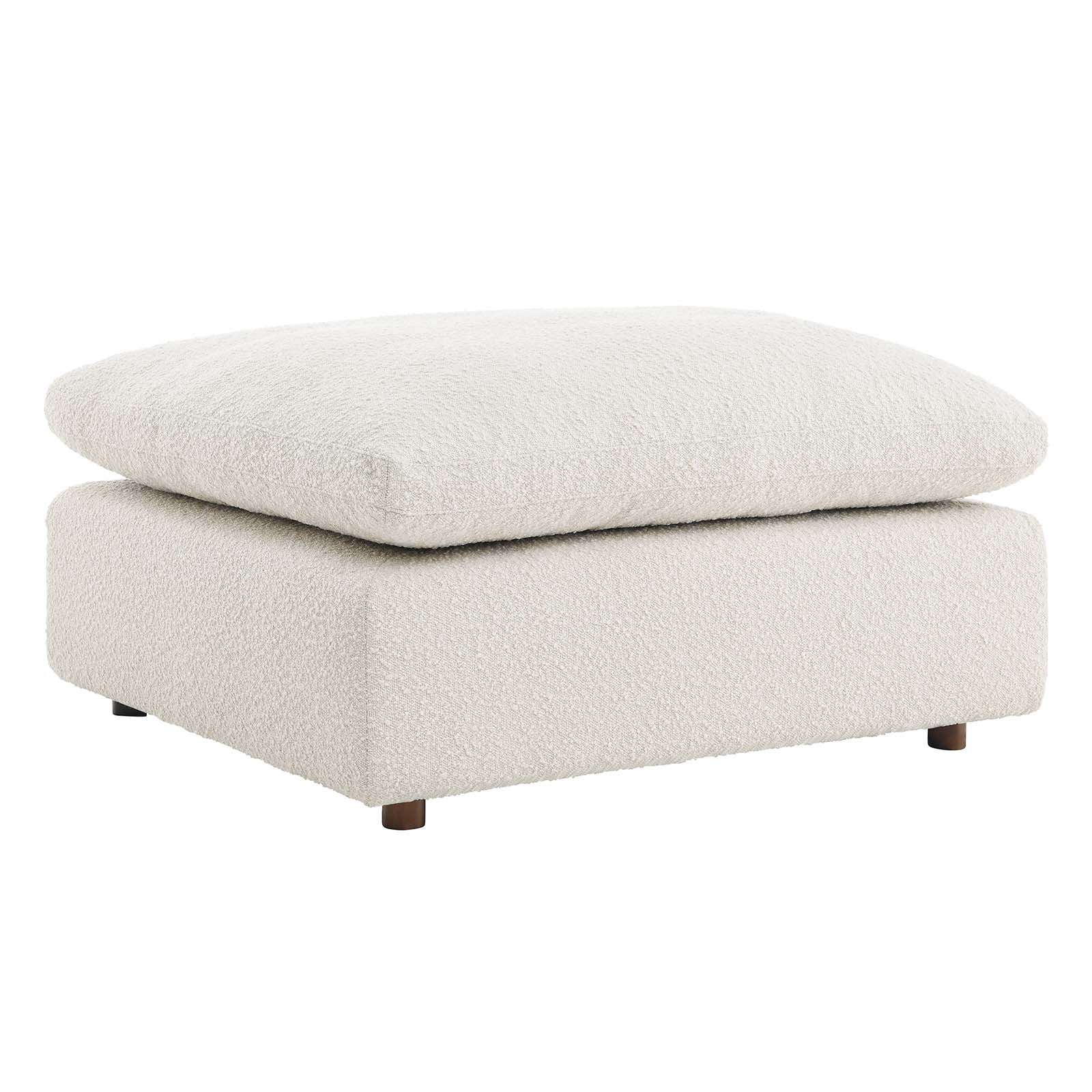 Commix Down Filled Overstuffed Boucle Fabric Ottoman By Modway - EEI-6258 | Ottomans - 9