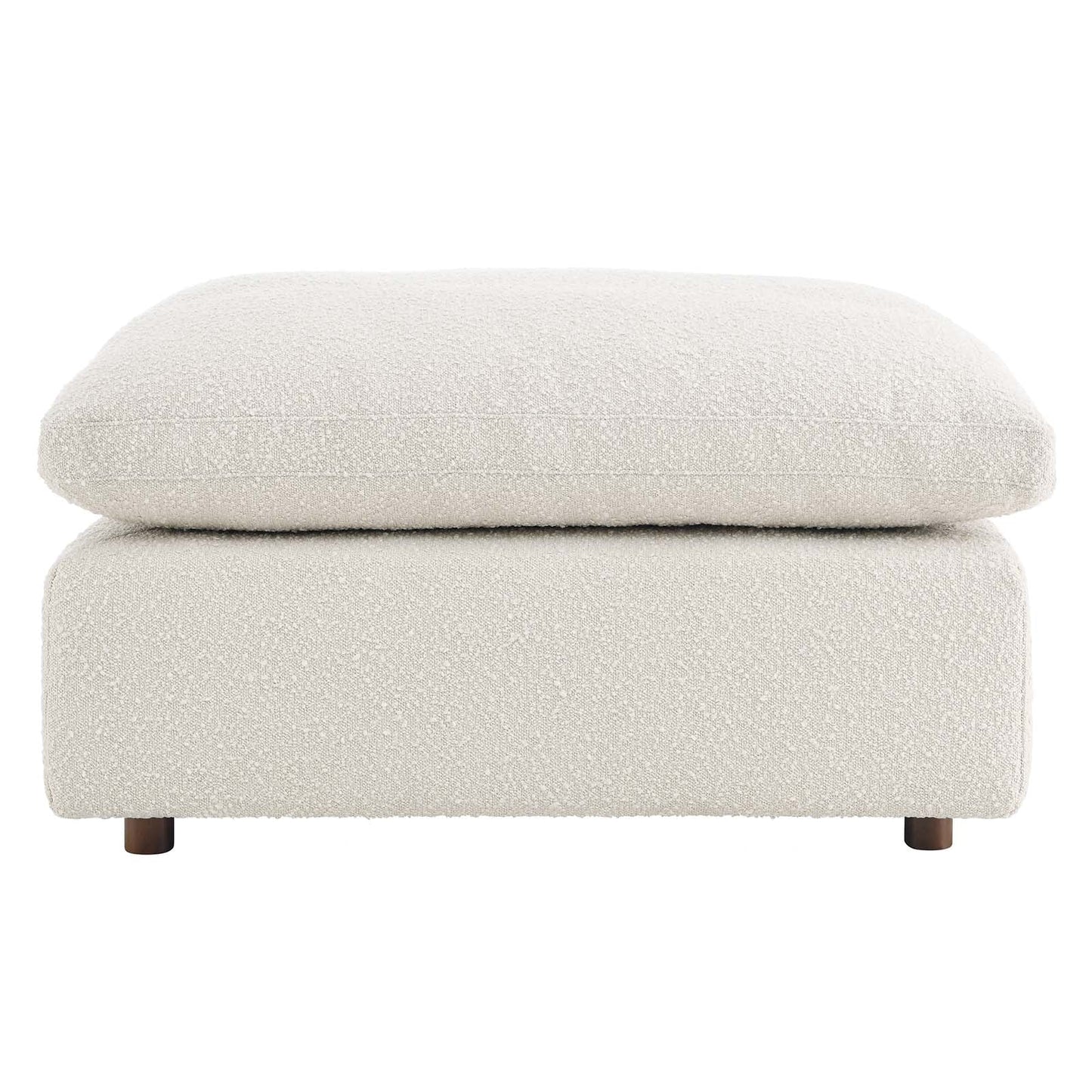 Commix Down Filled Overstuffed Boucle Fabric Ottoman By Modway - EEI-6258 | Ottomans - 11
