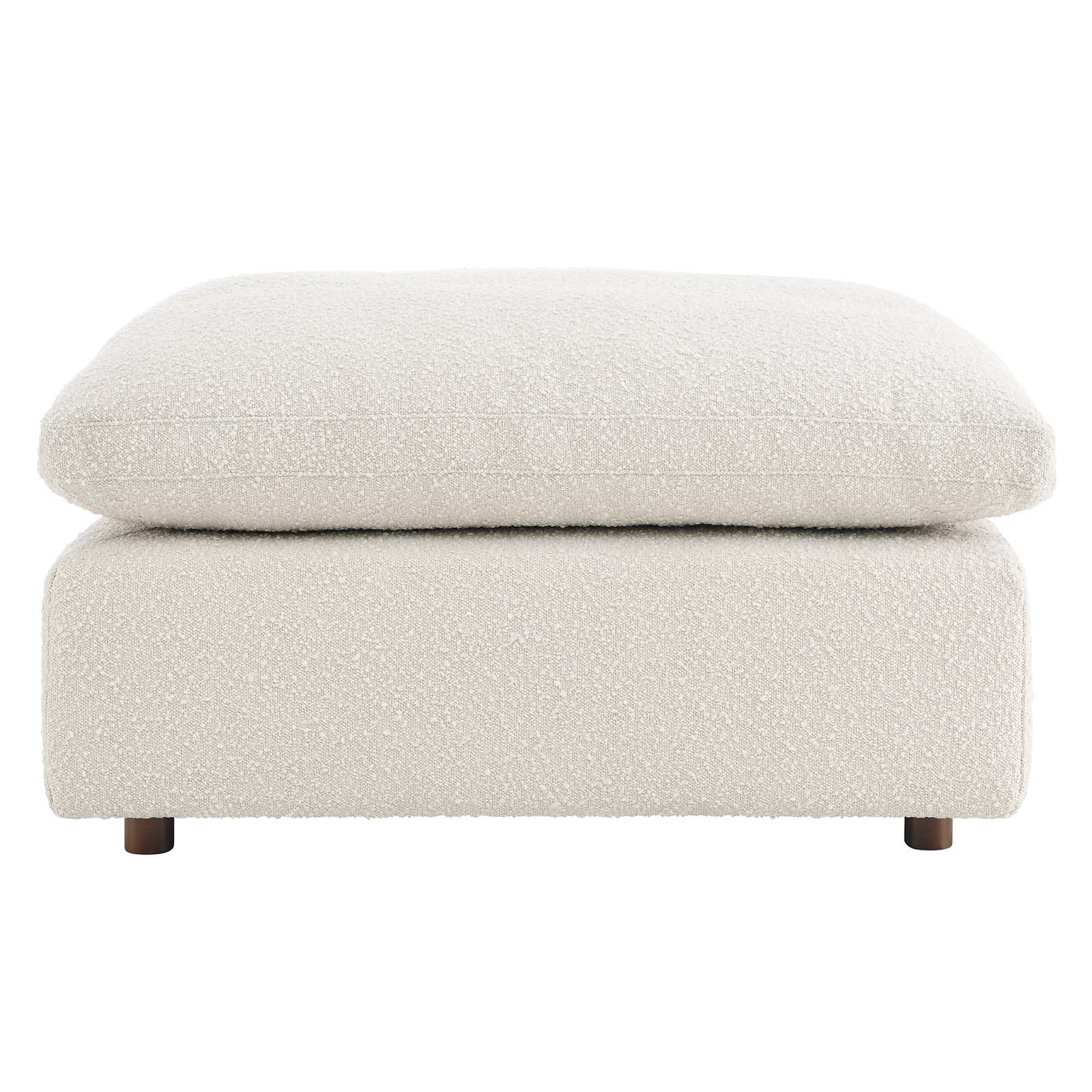 Commix Down Filled Overstuffed Boucle Fabric Ottoman By Modway - EEI-6258 | Ottomans - 11