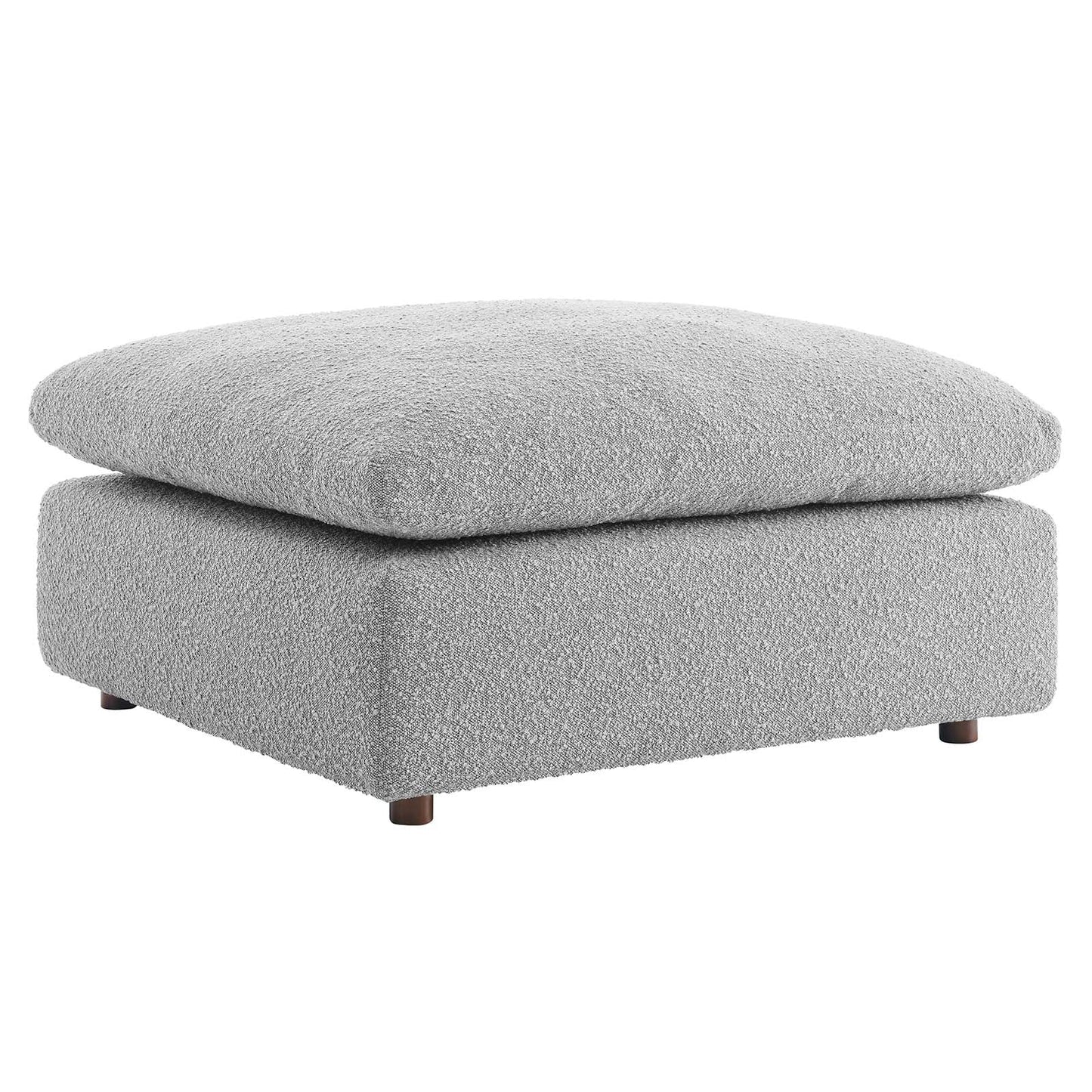 Commix Down Filled Overstuffed Boucle Fabric Ottoman By Modway - EEI-6258 | Ottomans - 17