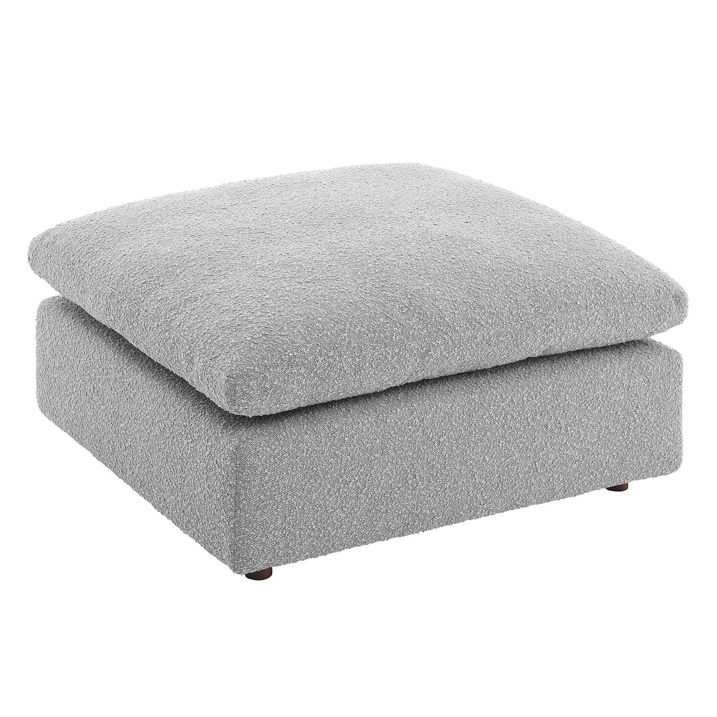 Commix Down Filled Overstuffed Boucle Fabric Ottoman By Modway - EEI-6258 | Ottomans - 18