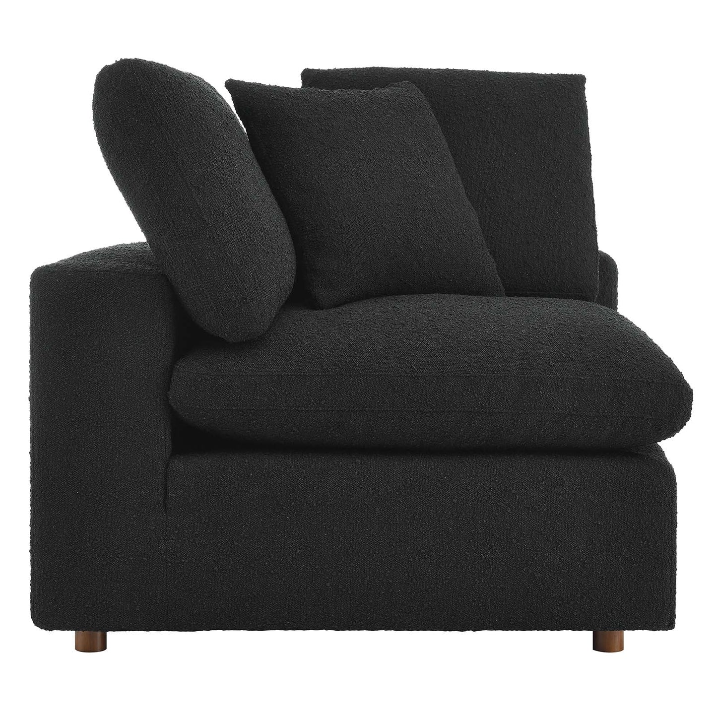 Commix Down Filled Overstuffed Boucle Fabric Corner Chair By Modway - EEI-6259 | Lounge Chairs