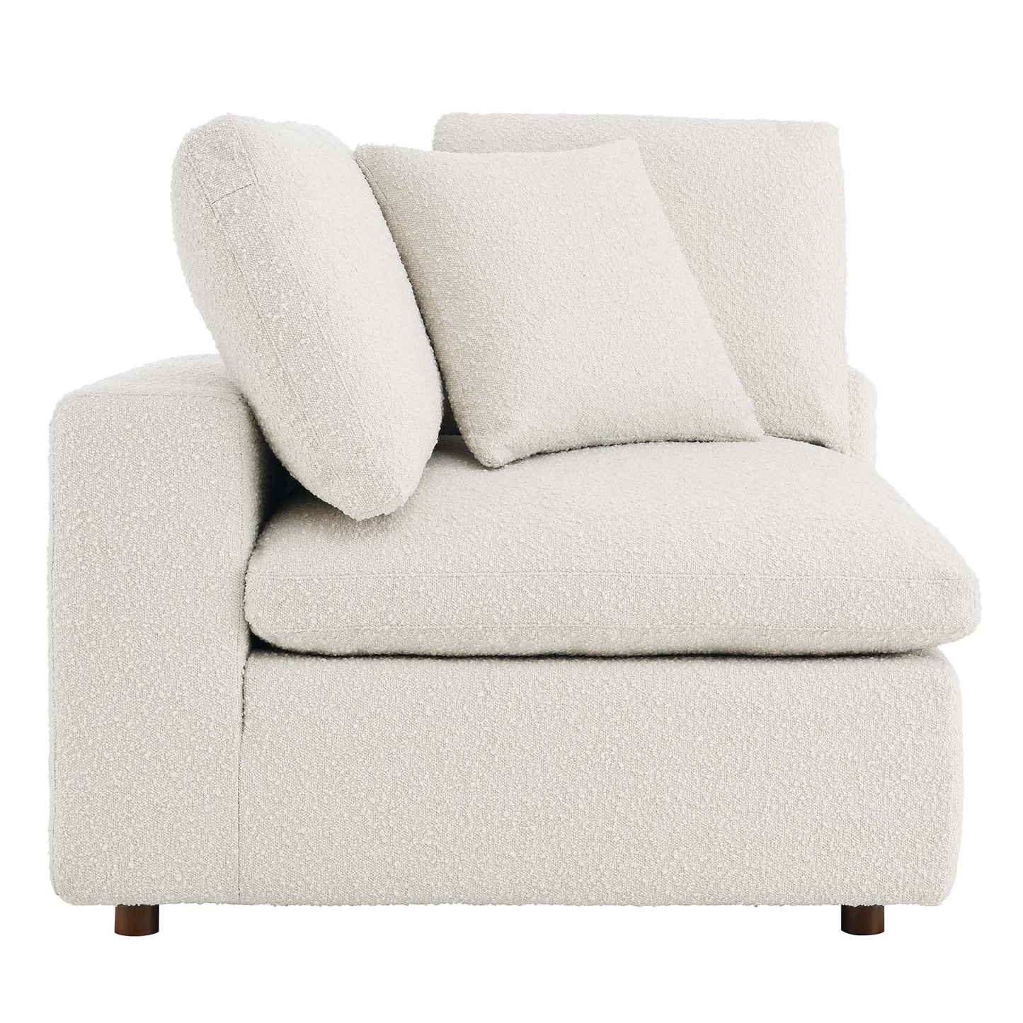 Commix Down Filled Overstuffed Boucle Fabric Corner Chair By Modway - EEI-6259 | Lounge Chairs - 9