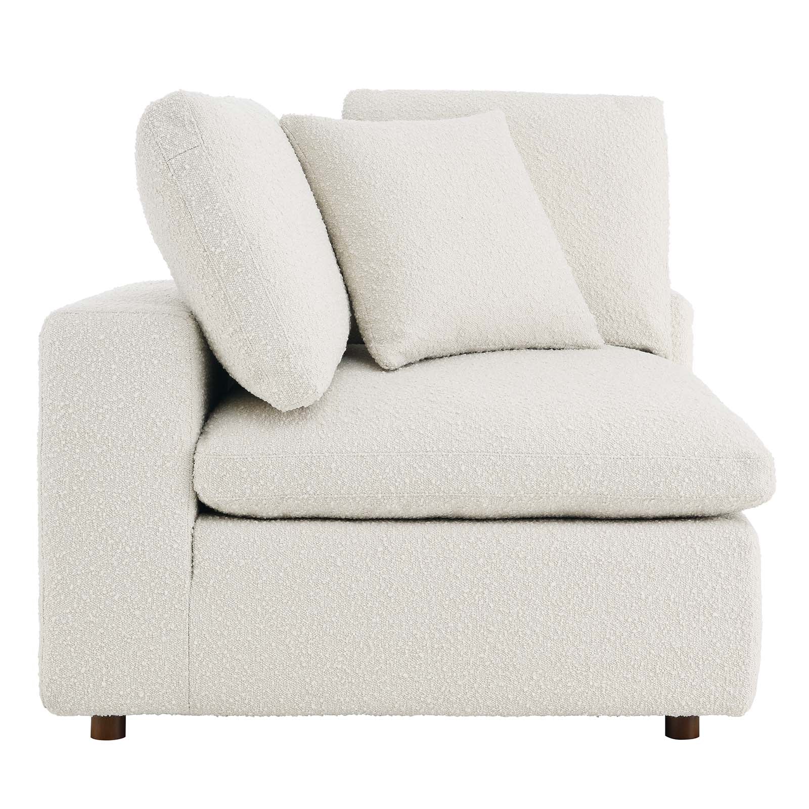 Commix Down Filled Overstuffed Boucle Fabric Corner Chair By Modway - EEI-6259 | Lounge Chairs - 9