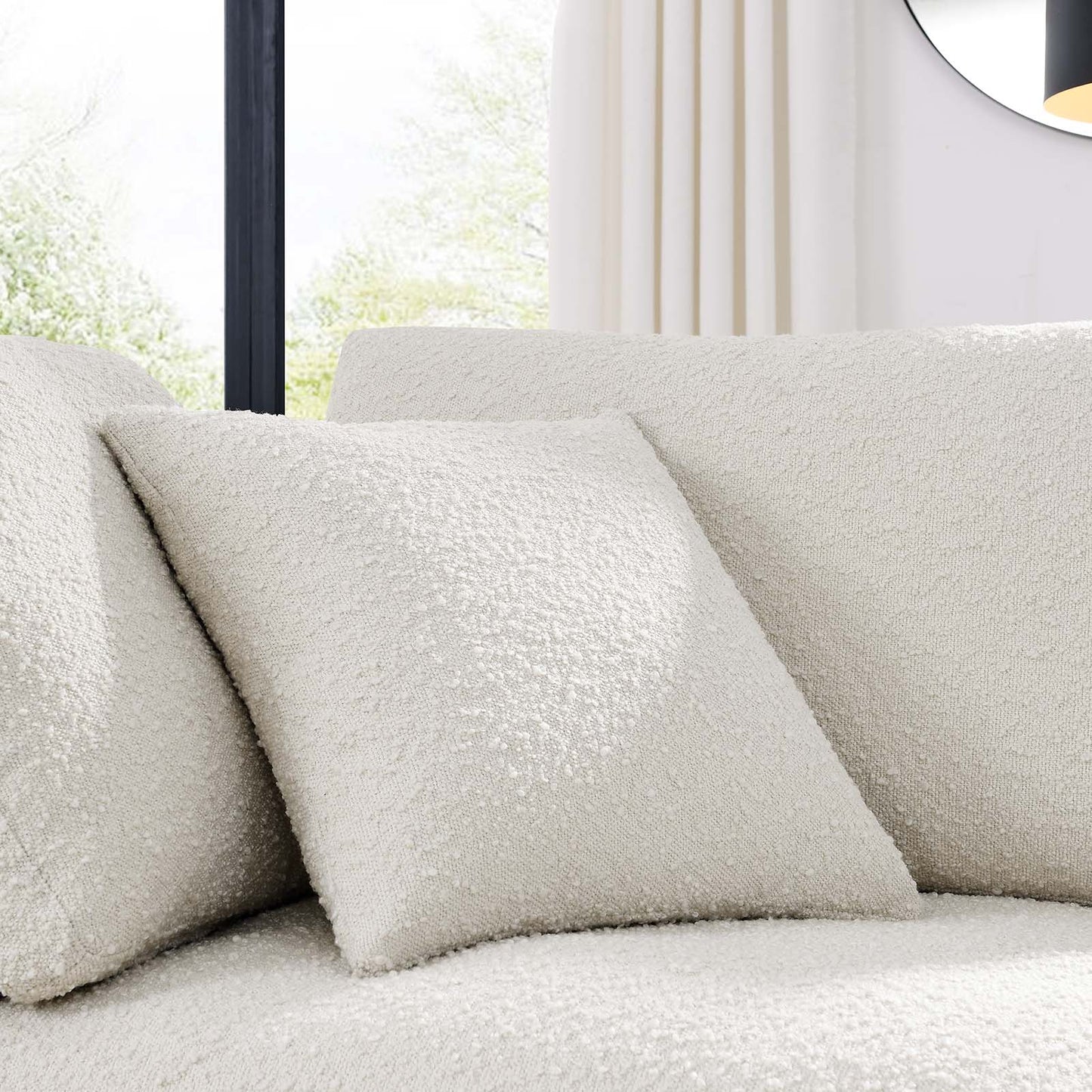 Commix Down Filled Overstuffed Boucle Fabric Corner Chair By Modway - EEI-6259 | Lounge Chairs - 15