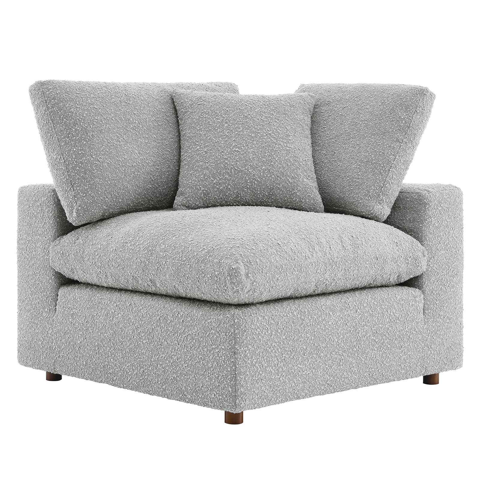 Commix Down Filled Overstuffed Boucle Fabric Corner Chair By Modway - EEI-6259 | Lounge Chairs - 19