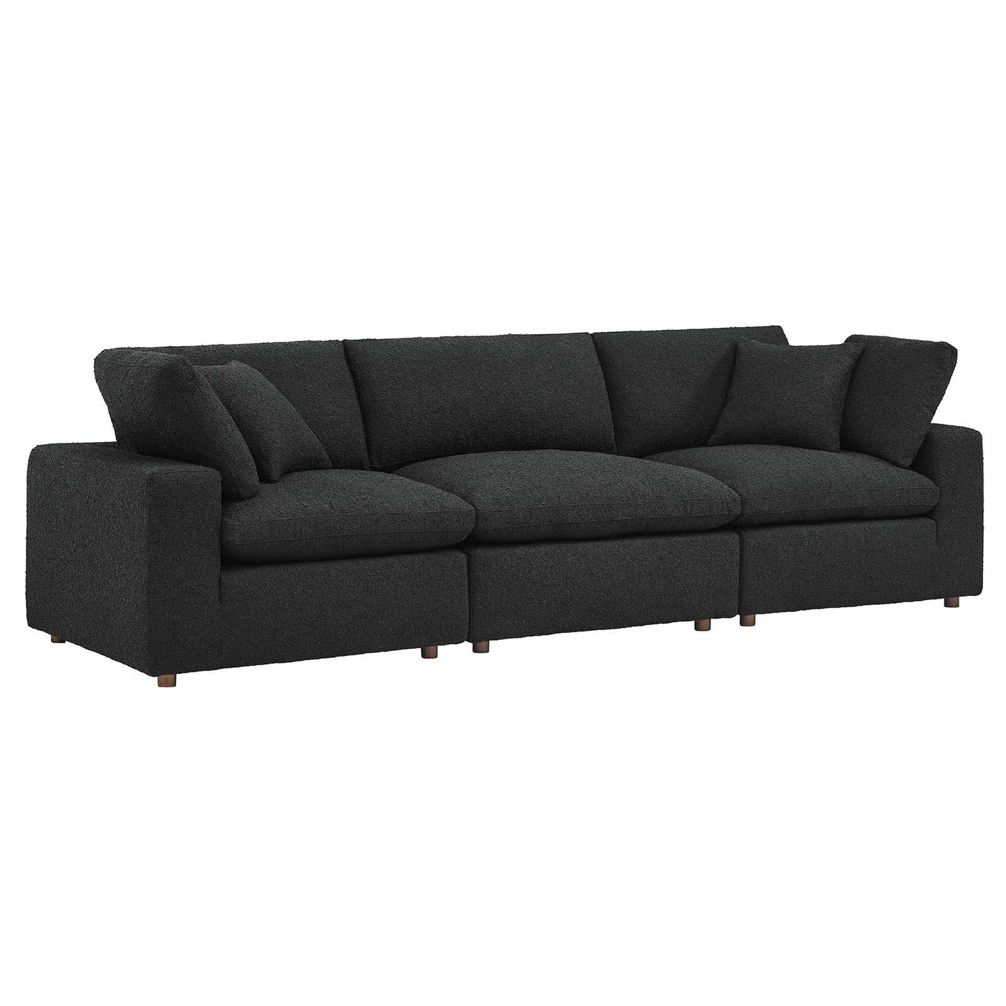 Commix Down Filled Overstuffed Boucle Fabric 3-Seater Sofa By Modway - EEI-6362 | Sofas - 2