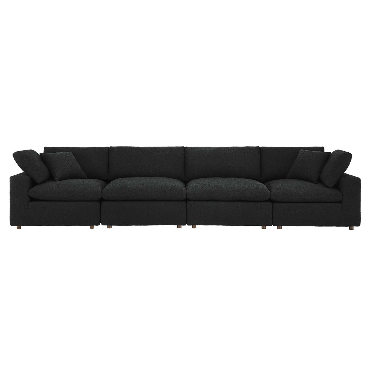 Commix Down Filled Overstuffed Boucle Fabric 4-Seater Sofa By Modway - EEI-6364 | Sofas - 3