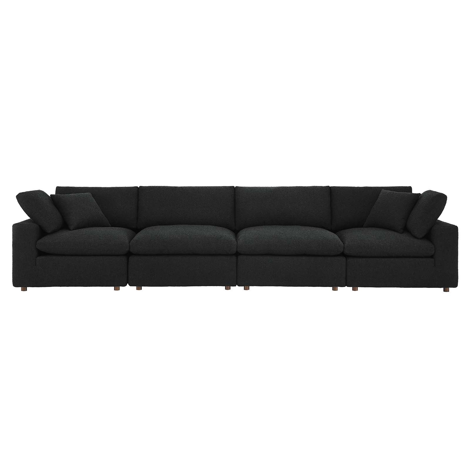 Commix Down Filled Overstuffed Boucle Fabric 4-Seater Sofa By Modway - EEI-6364 | Sofas - 3