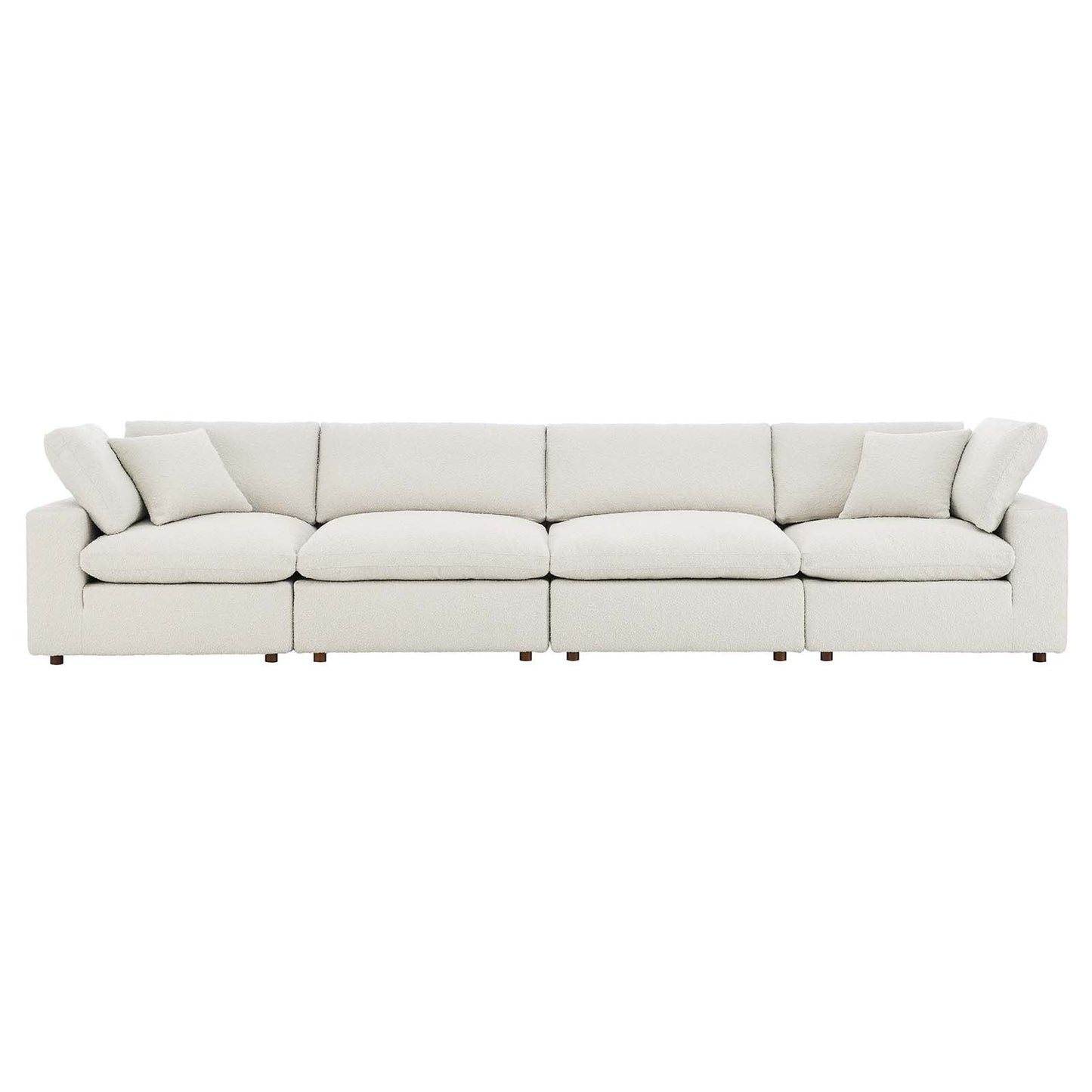 Commix Down Filled Overstuffed Boucle Fabric 4-Seater Sofa By Modway - EEI-6364 | Sofas - 7