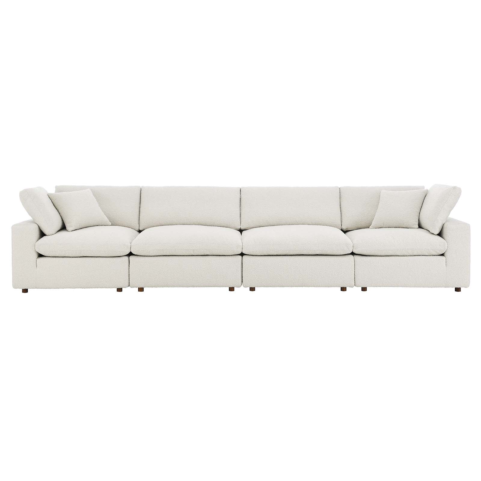 Commix Down Filled Overstuffed Boucle Fabric 4-Seater Sofa By Modway - EEI-6364 | Sofas - 7
