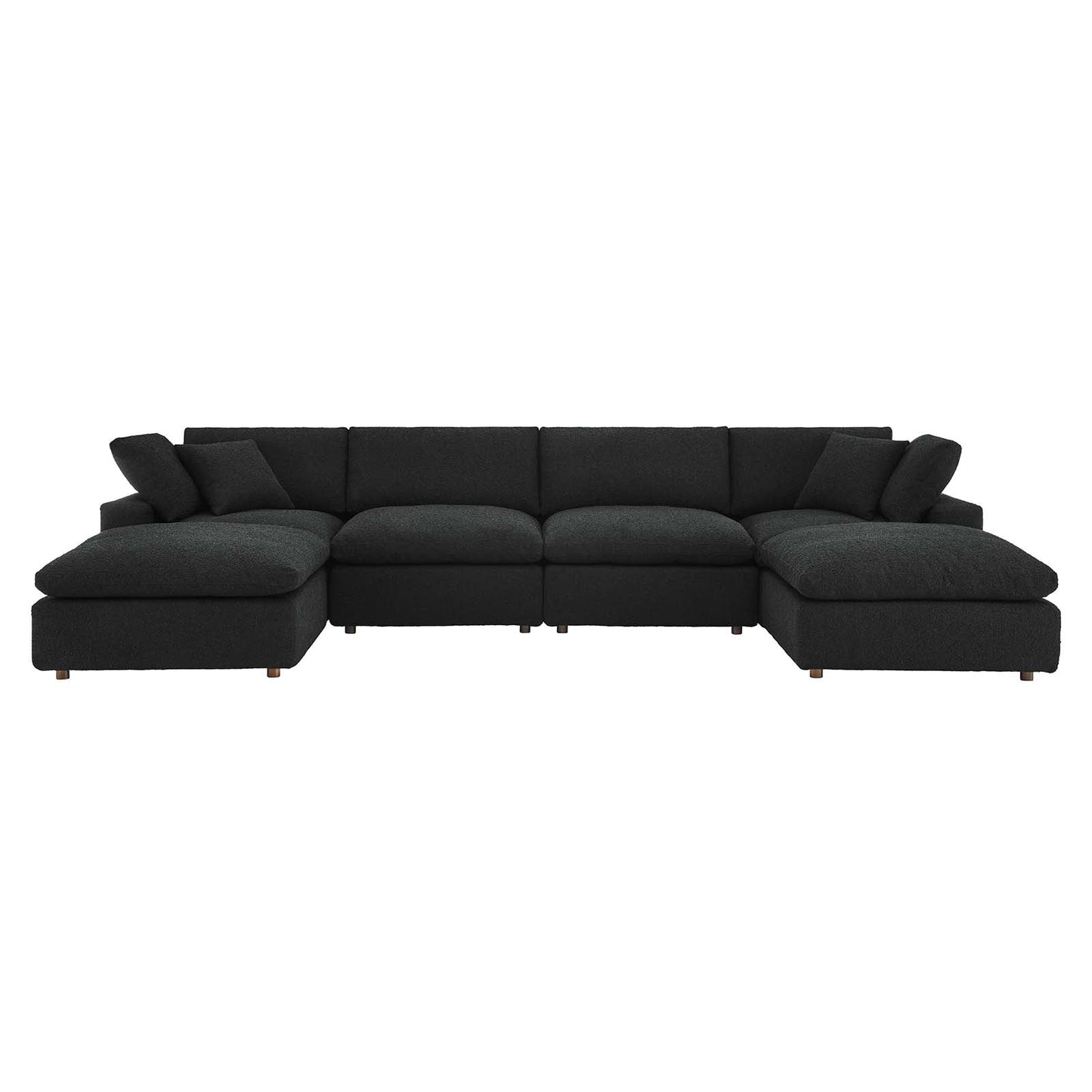 Commix Down Filled Overstuffed Boucle 6-Piece Sectional Sofa By Modway - EEI-6366 | Sectional - 2