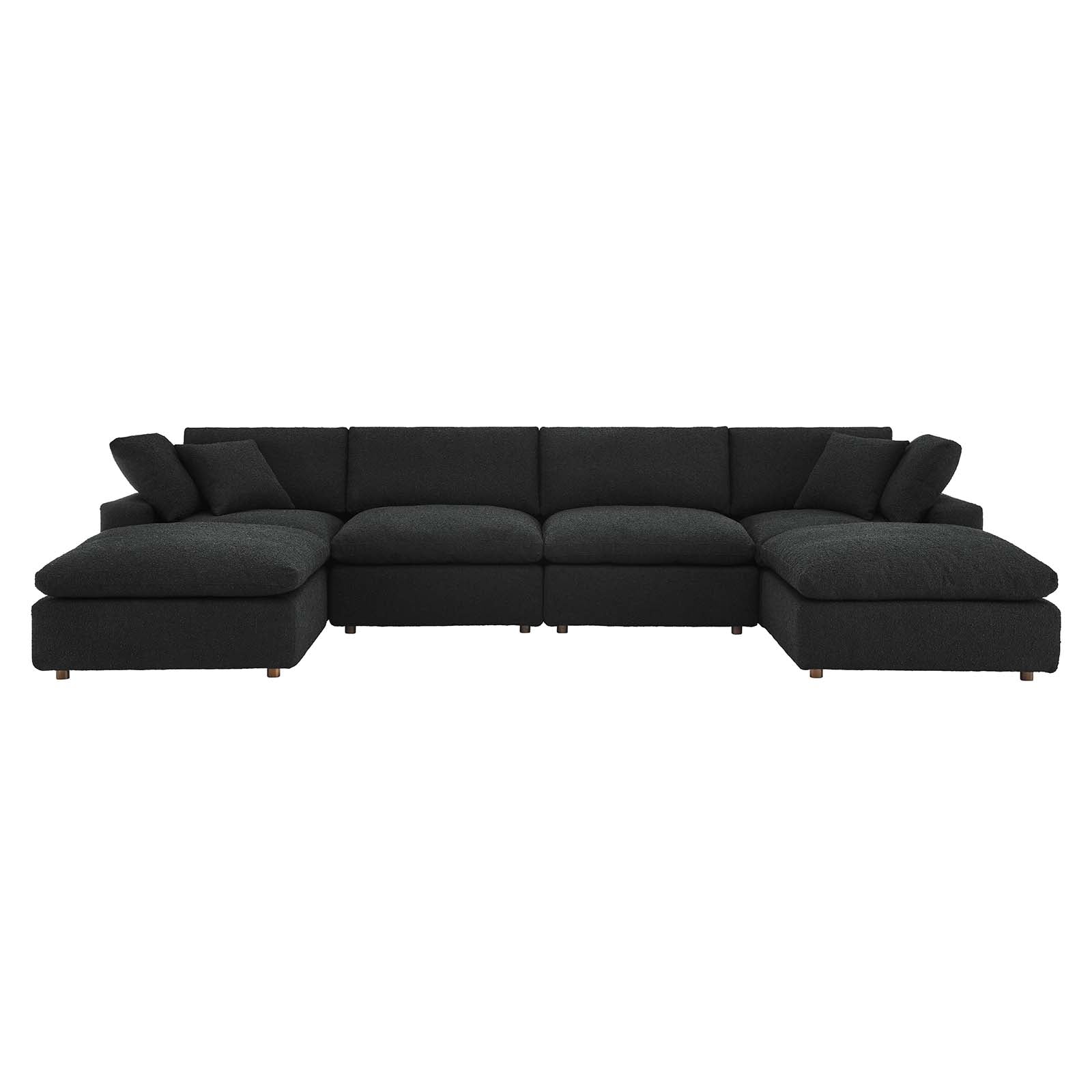 Commix Down Filled Overstuffed Boucle 6-Piece Sectional Sofa By Modway - EEI-6366 | Sectional - 2