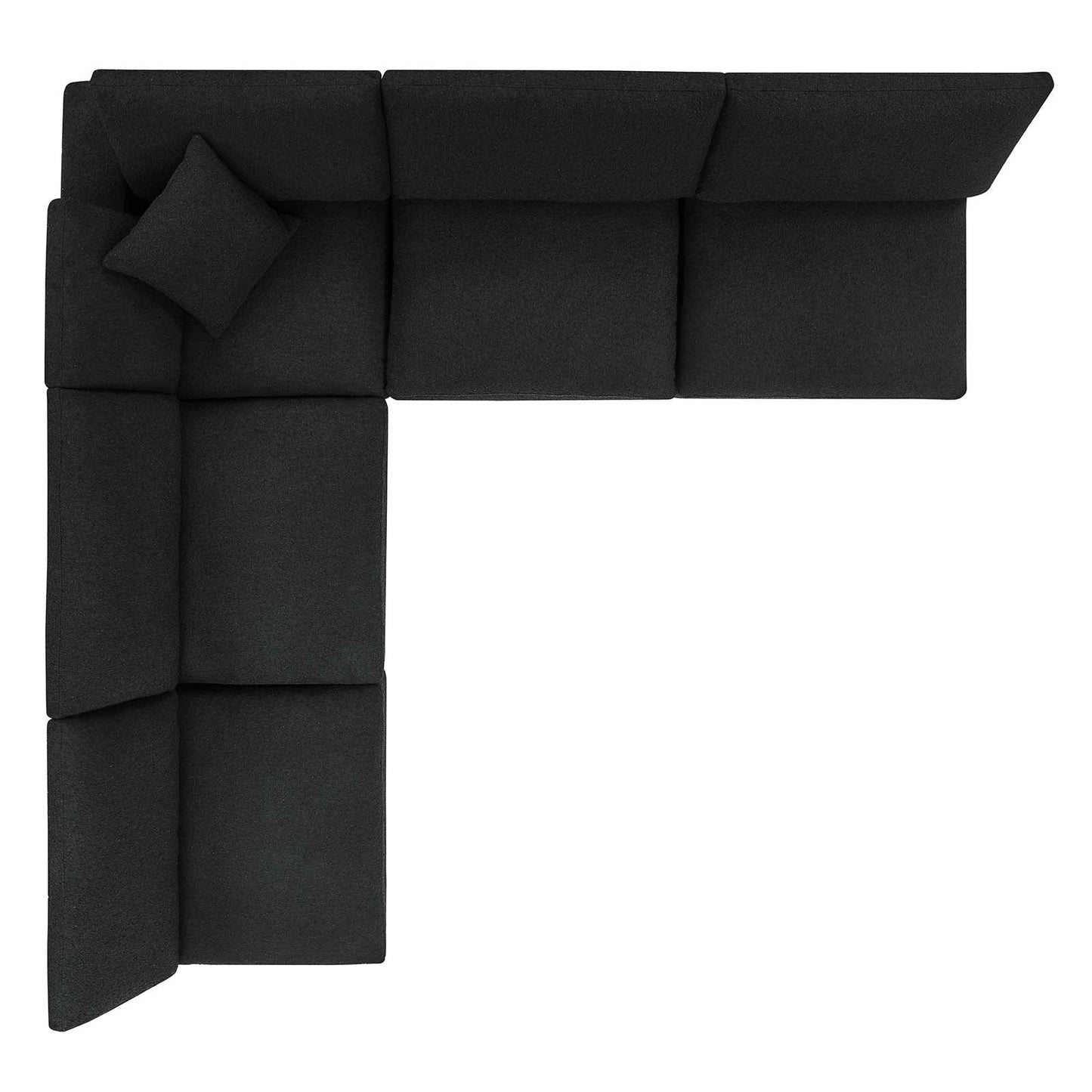 Commix Down Filled Overstuffed Boucle Fabric 5-Piece Sectional Sofa By Modway - EEI-6367 | Sectional - 3