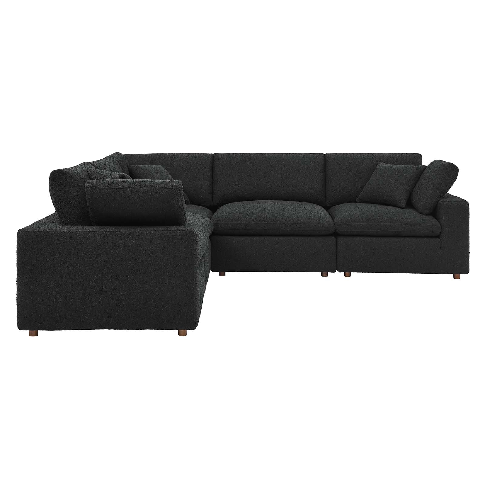 Commix Down Filled Overstuffed Boucle 5-Piece Sectional Sofa By Modway - EEI-6368 | Sectional - 3