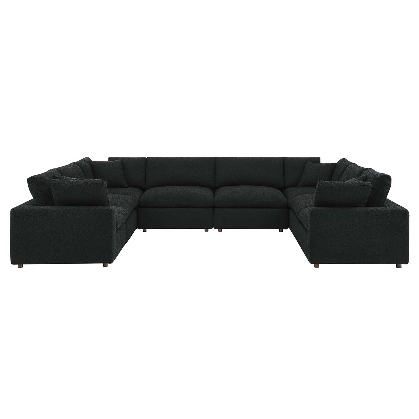 Commix Down Filled Overstuffed Boucle Fabric 8-Piece Sectional Sofa By Modway - EEI-6371 | Sectional - 2